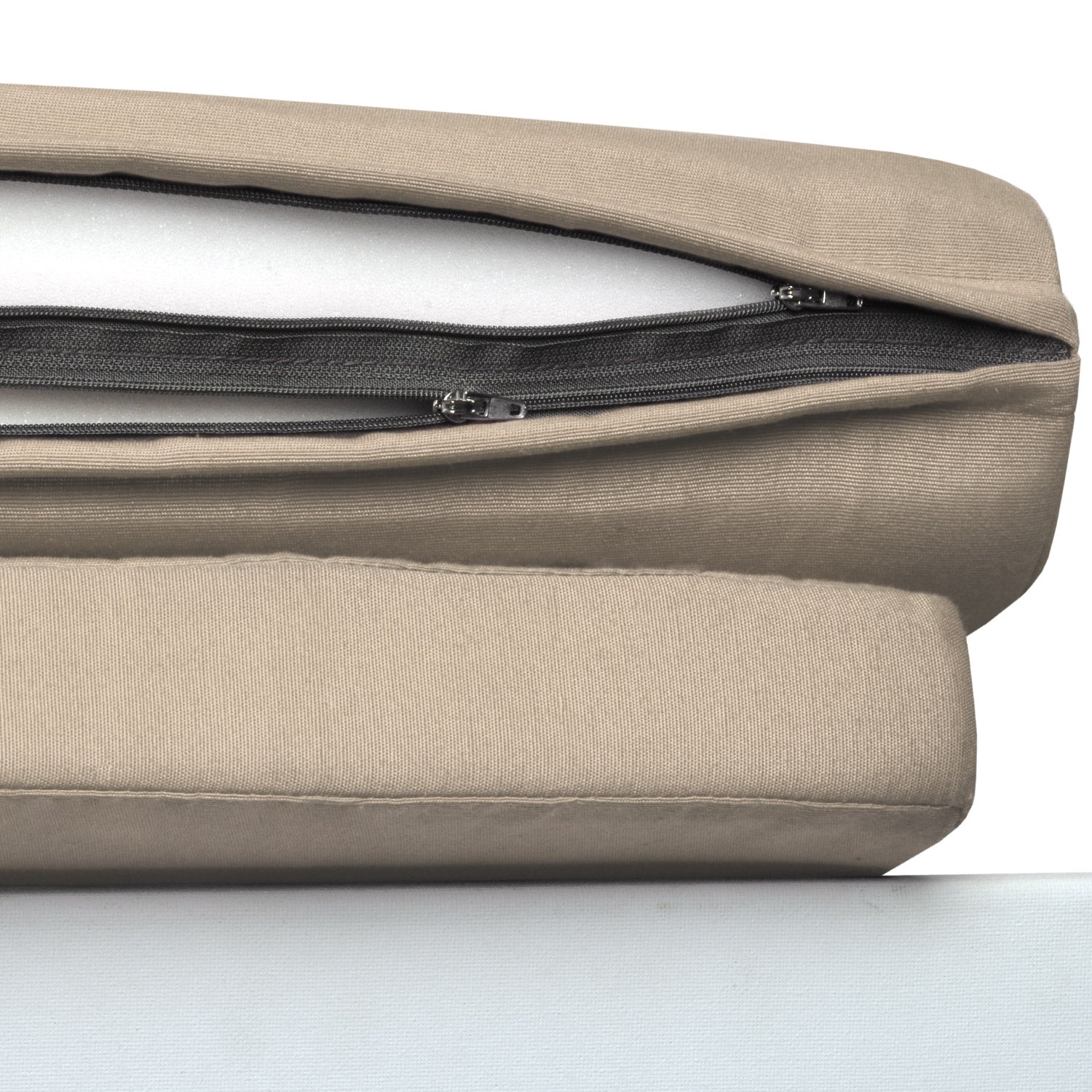 Beautissu Liegestuhl Polster Outdoor 175×45x5 cm – Deckchair Auflage L