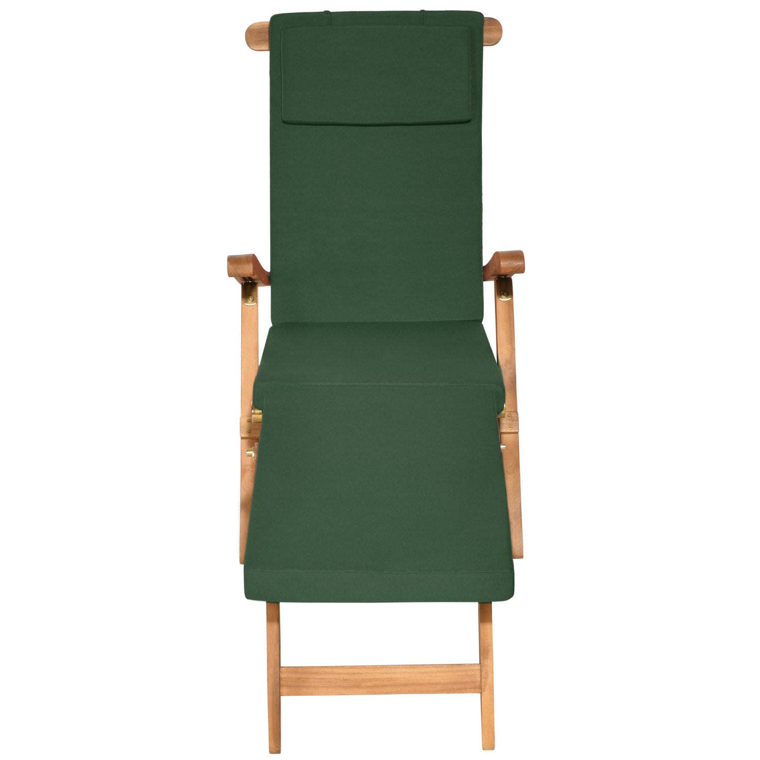 Beautissu Liegestuhl Polster Outdoor 175×45x5 cm – Deckchair Auflage L