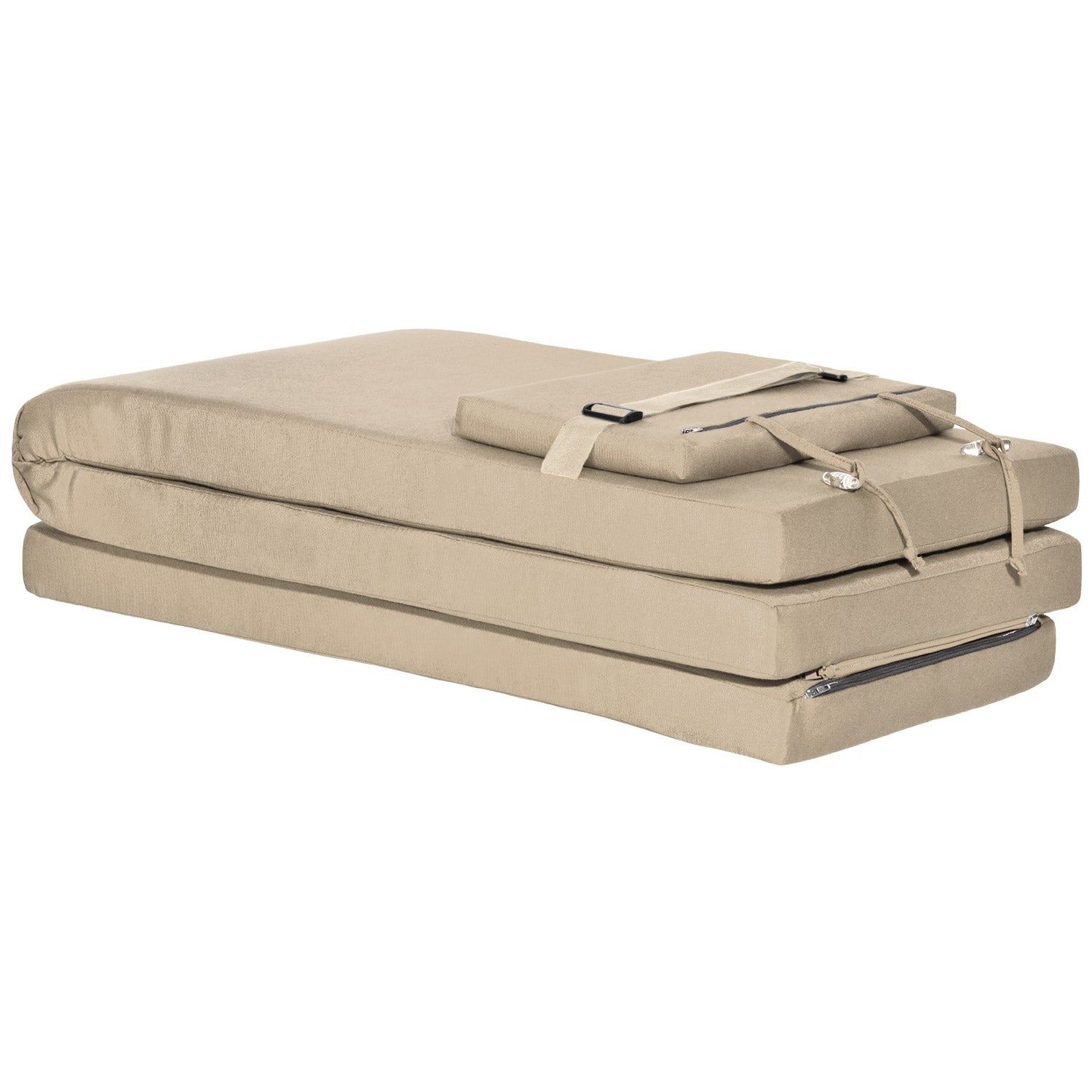 Beautissu Liegestuhl Polster Outdoor 175×45x5 cm – Deckchair Auflage L