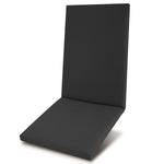 Beautissu 100% Wasserdicht Premium Hochlehner Stuhlauflage 120x50x6 cm