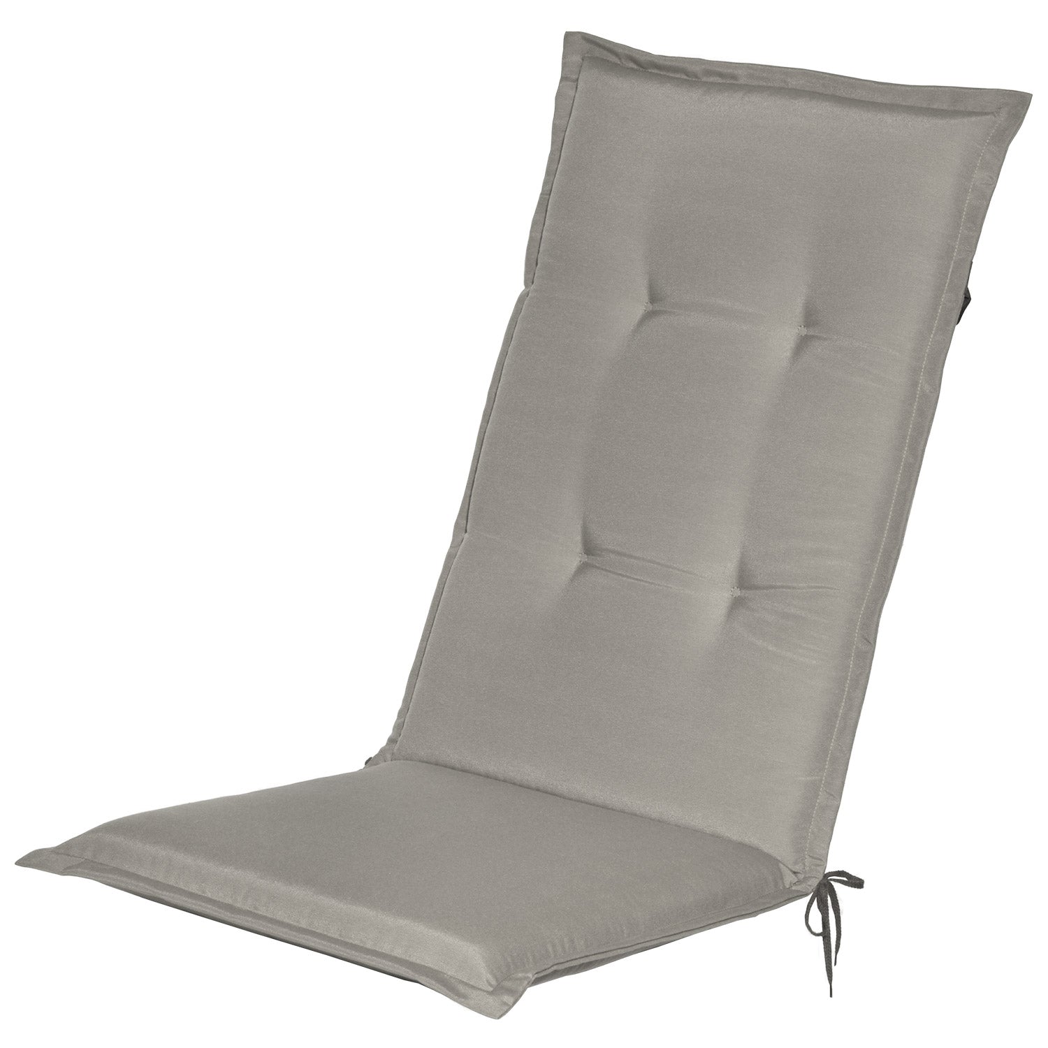 Beautissu Hochlehner Stuhlauflage 120x50x6 cm  – Gartenstuhl Sitzkisse