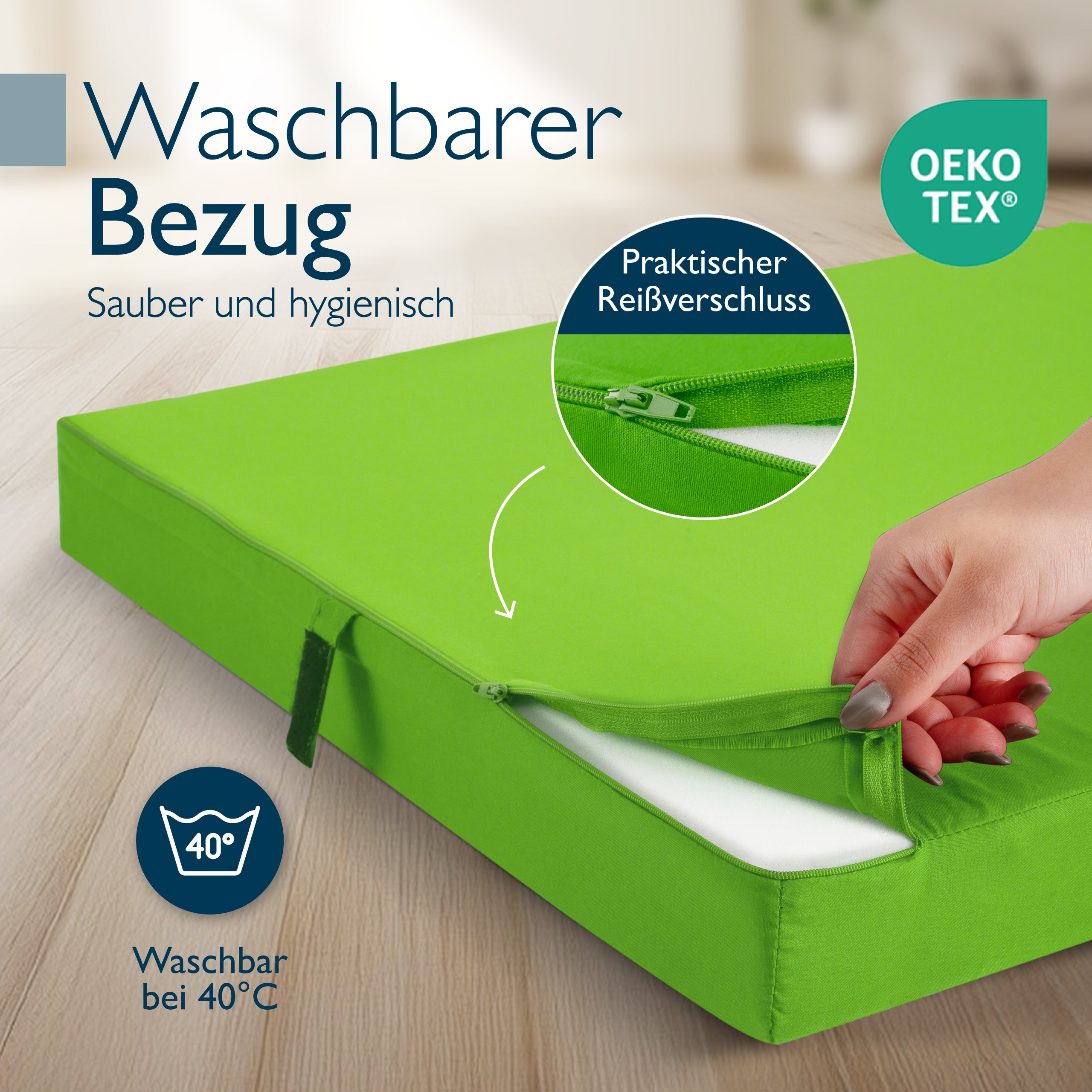 Beautissu Klappmatratze als Gästebett & Reisematratze div. Größen & Fa