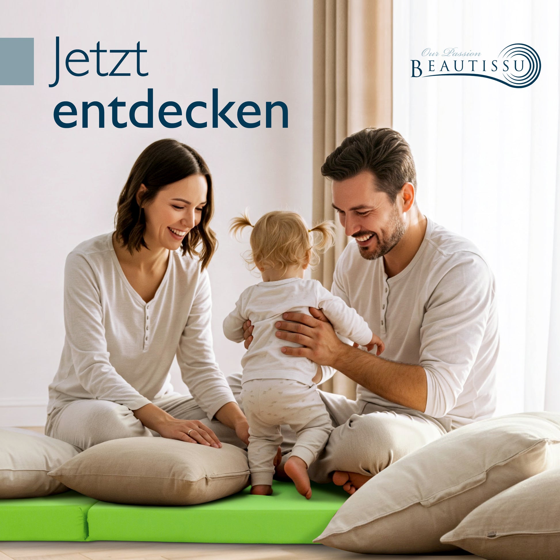 Beautissu Klappmatratze als Gästebett & Reisematratze div. Größen & Fa