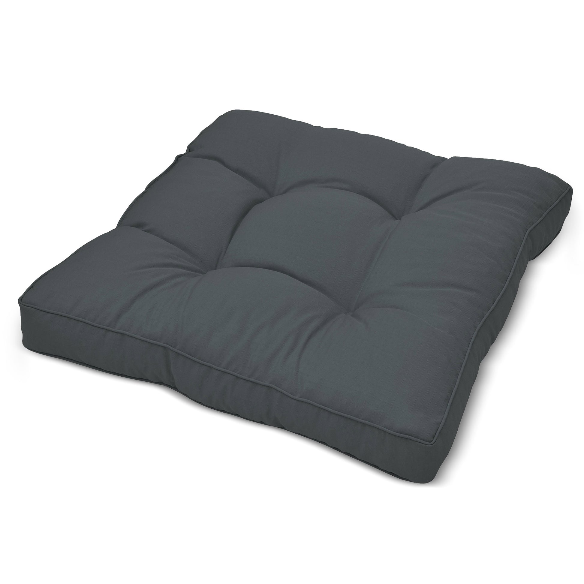 Beautissu Outdoor Lounge Rückenkissen & Sitzkissen 10/12 cm dick Anthr