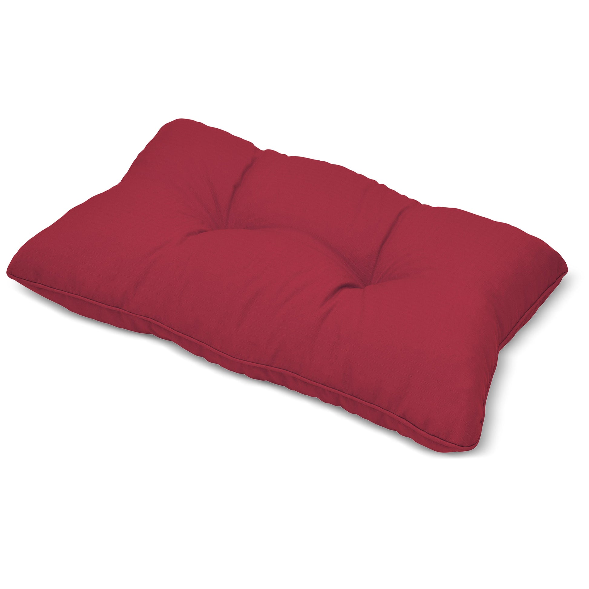 Beautissu Outdoor Lounge Rückenkissen & Sitzkissen 10/12 cm dick Rot –