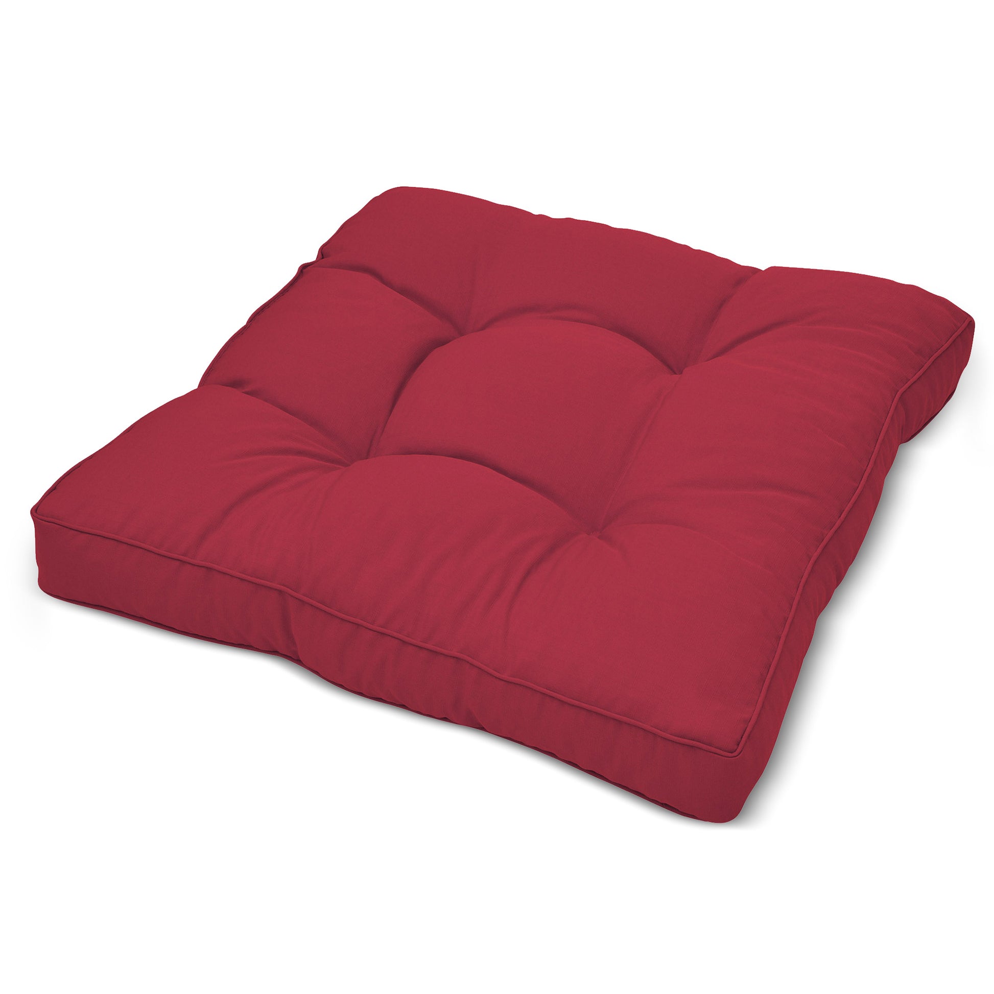 Beautissu Outdoor Lounge Rückenkissen & Sitzkissen 10/12 cm dick Rot –