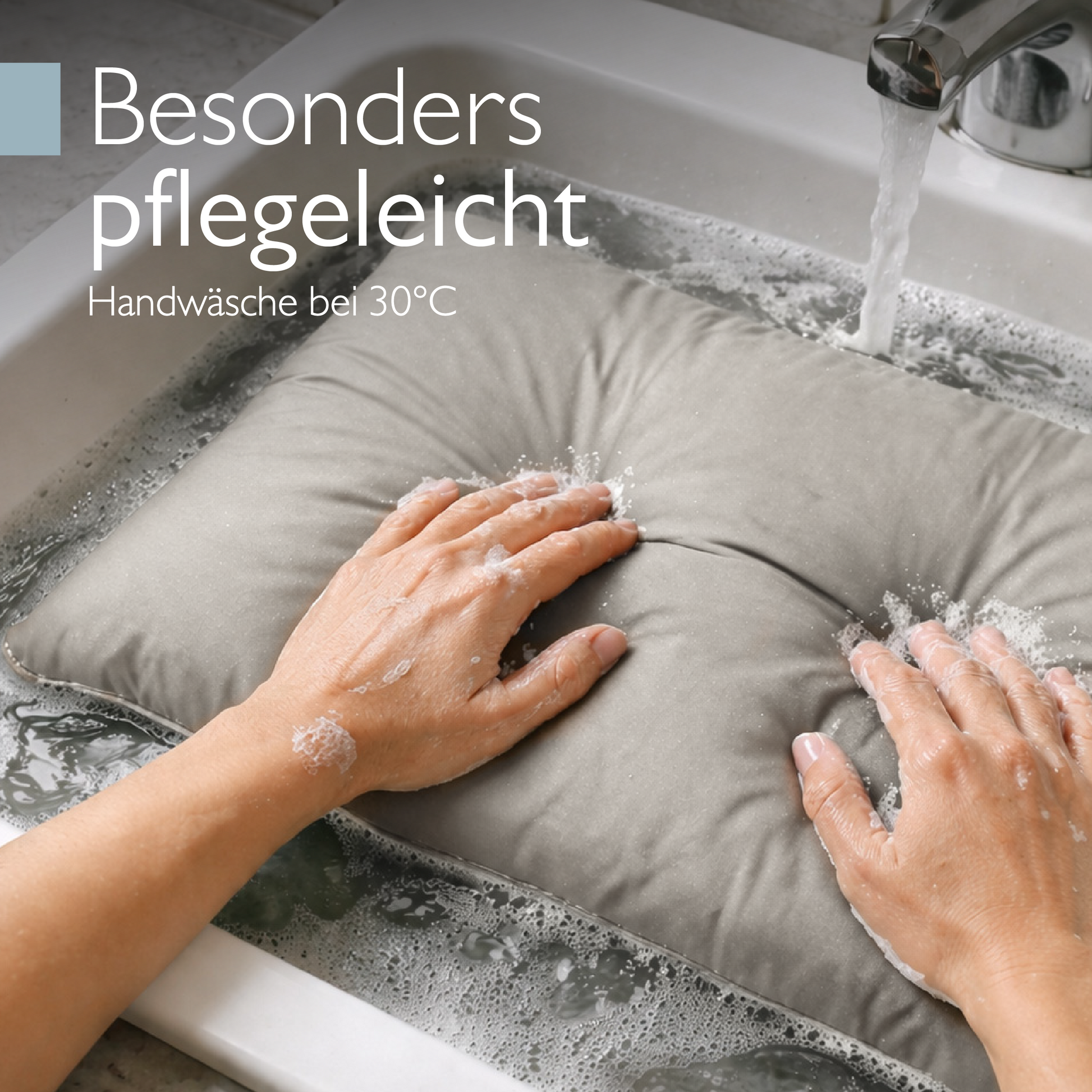 Hellgraue Outdoor Lounge Rückenkissen und Sitzkissen 10-12 cm dick, wasserabweisend und pflegeleicht
