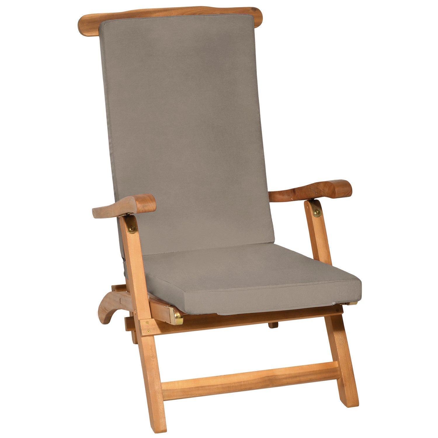 Beautissu Deckchair Auflage Loftlux DC 5 cm Polsterung für Outdoor Liegestuhl mit UV-beständigem Polyesterbezug