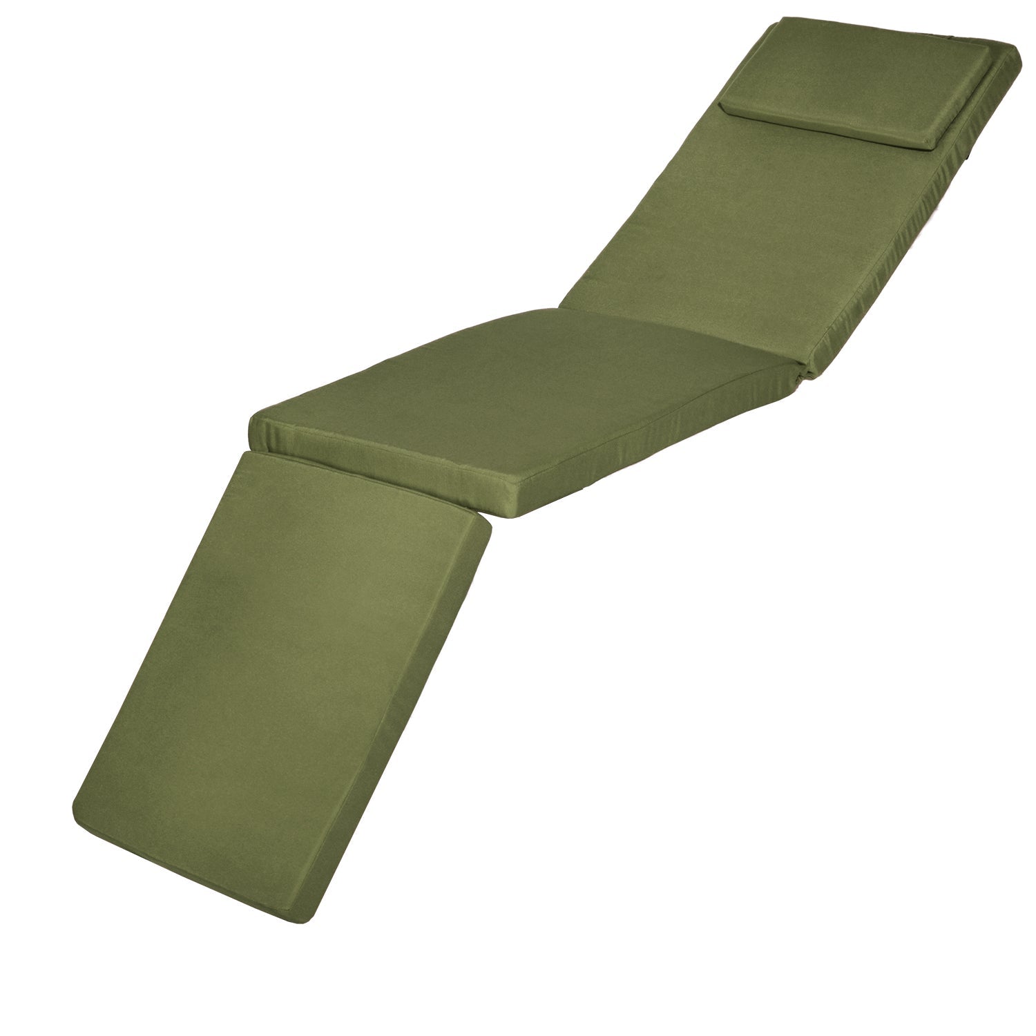Beautissu Deckchair Auflage mit 5 cm Polsterung für Outdoor Liegestuhl, UV-beständig, abnehmbarer Polyesterbezug, stilvolles Design