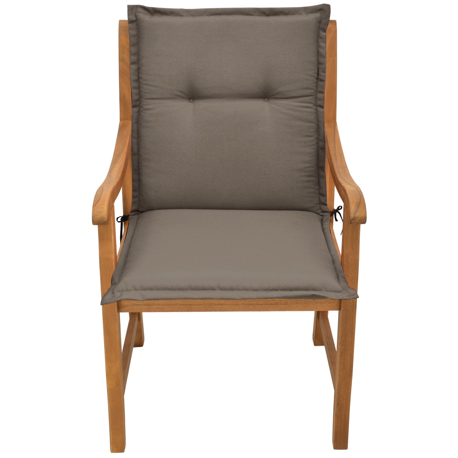 Beautissu Niederlehner Auflage Loft NL Gartenstuhl Sitzkissen 100x50x6 cm mit 6 cm Schaumkern, robustem Polyesterbezug und UV-Lichtechtheit für Terrasse und Balkon