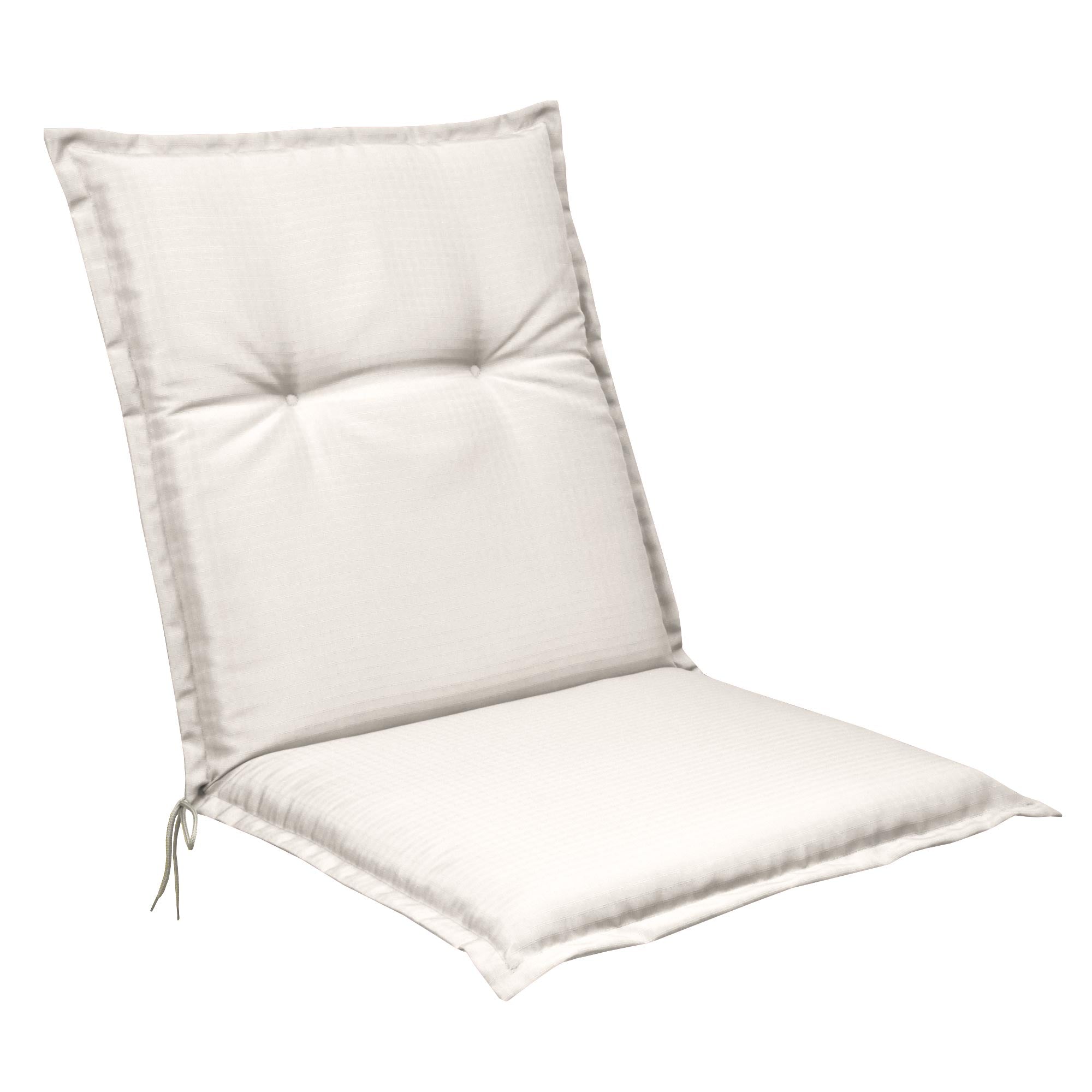 Beautissu Niederlehner Stuhlauflage 100x50x6 cm  – Gartenstuhl Sitzkis