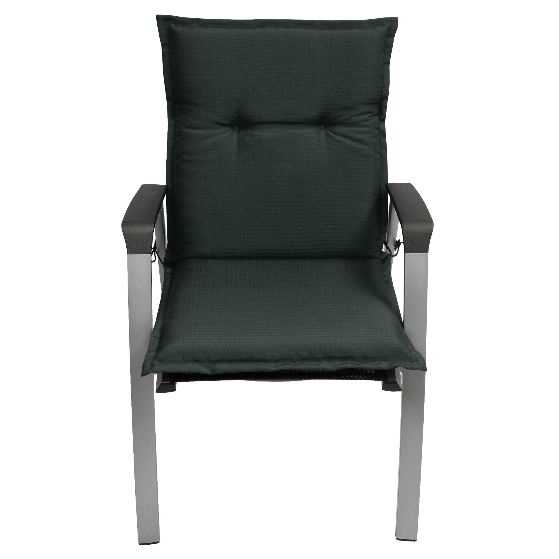 Beautissu Niederlehner Stuhlauflage 100x50x6 cm  – Gartenstuhl Sitzkis