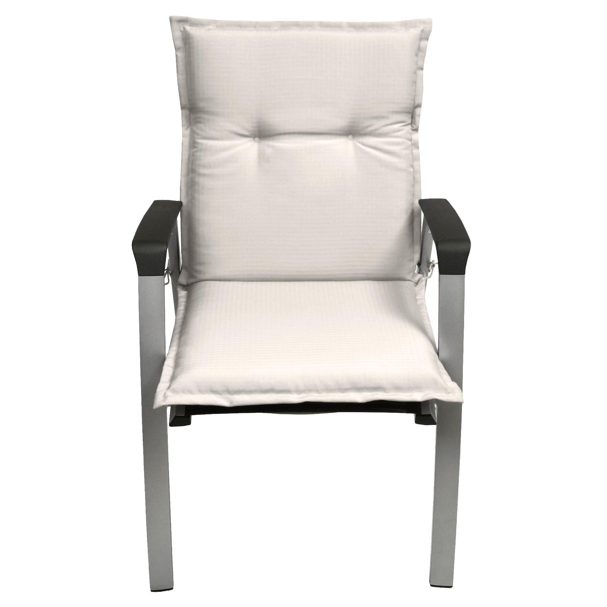 Beautissu Niederlehner Stuhlauflage 100x50x6 cm  – Gartenstuhl Sitzkis