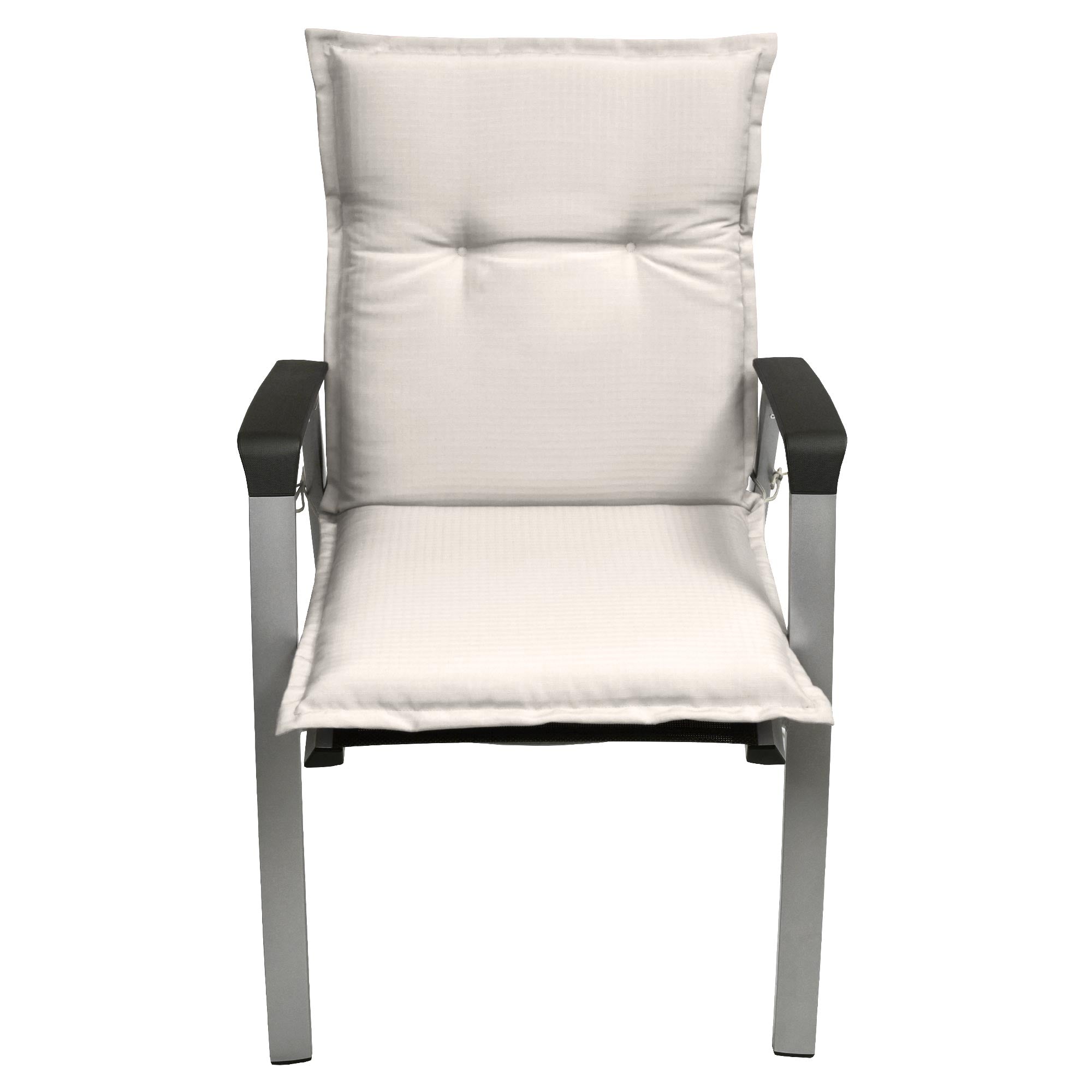 Beautissu Niederlehner Stuhlauflage 100x50x6 cm  – Gartenstuhl Sitzkis