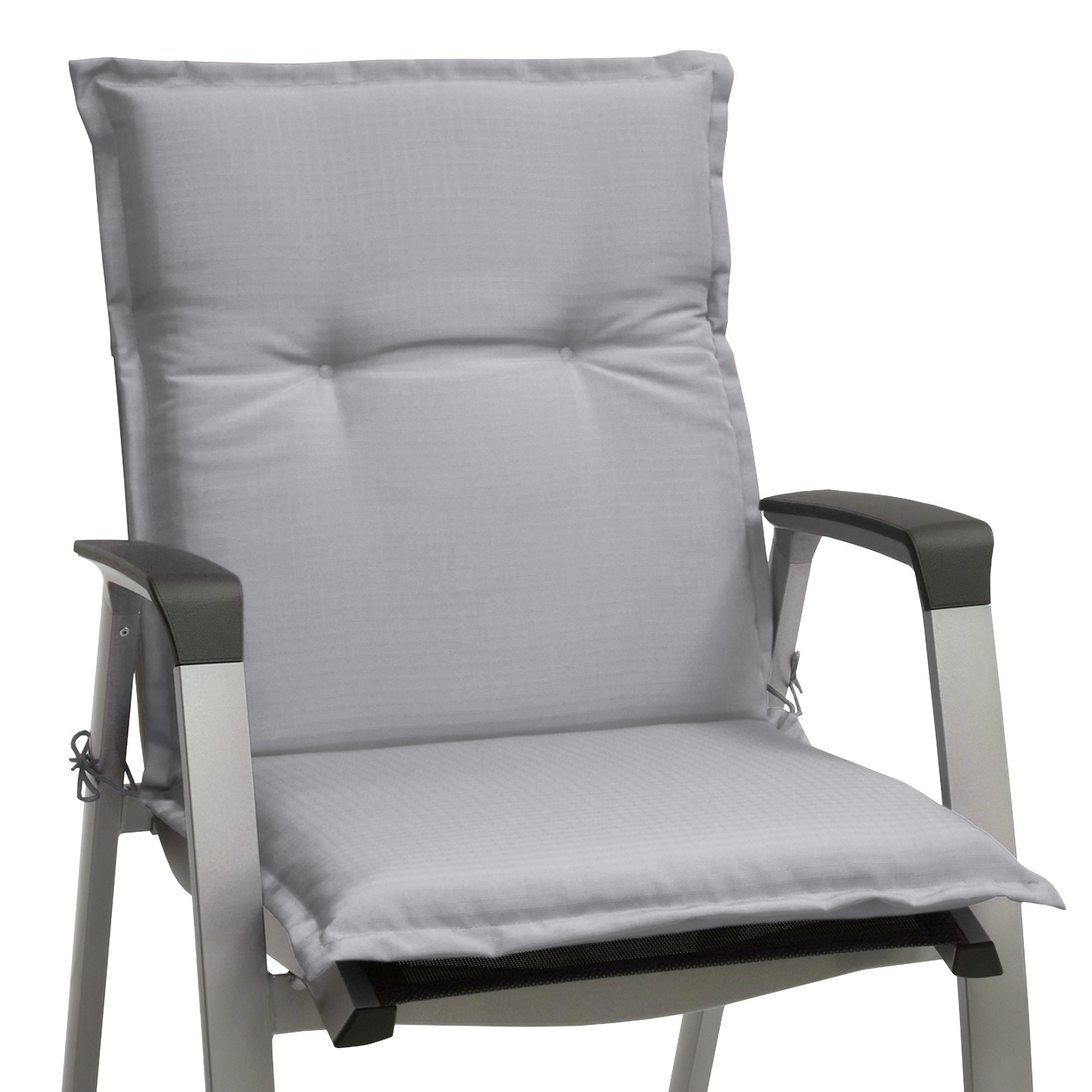 Beautissu Niederlehner Stuhlauflage 100x50x6 cm  – Gartenstuhl Sitzkis