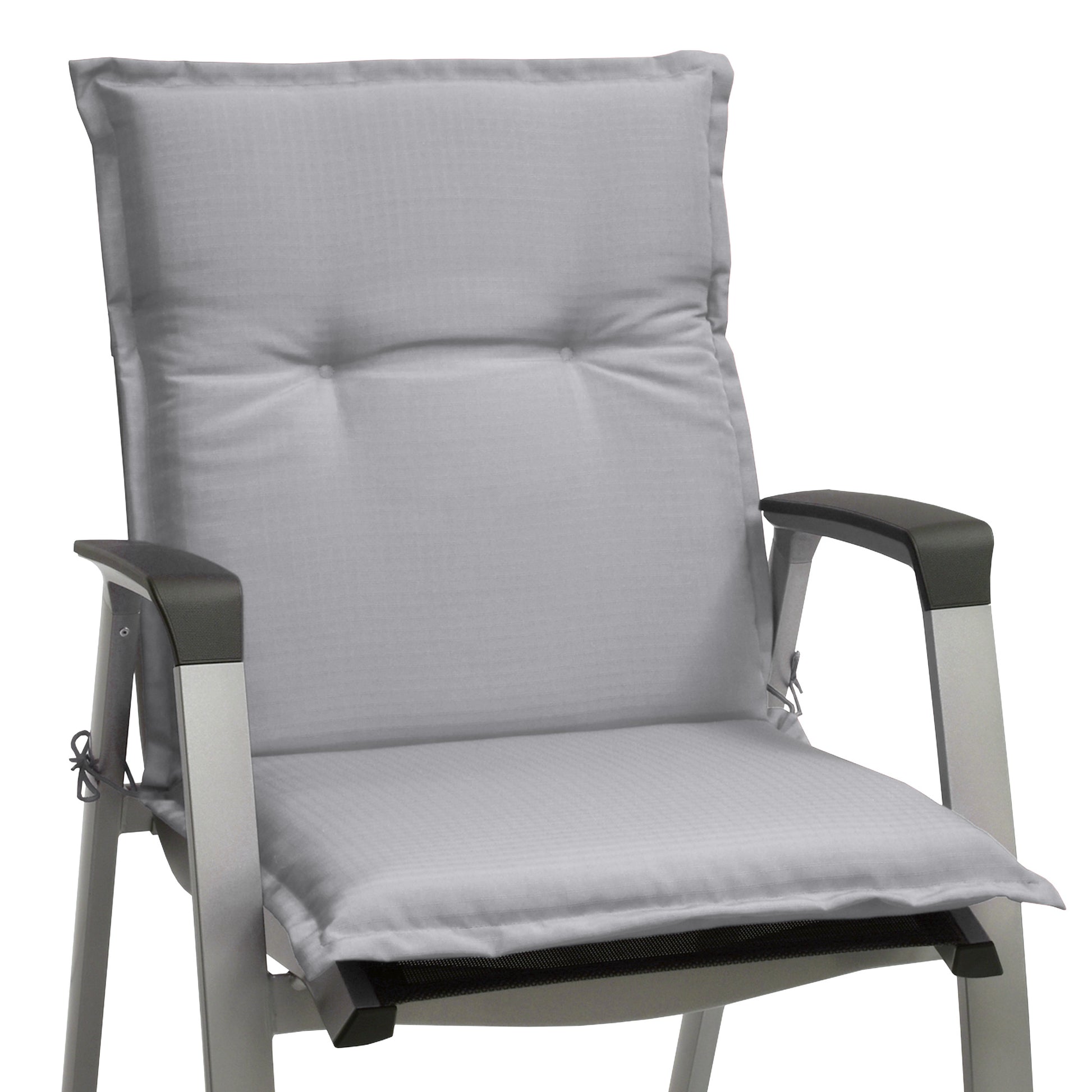 Beautissu Niederlehner Stuhlauflage 100x50x6 cm  – Gartenstuhl Sitzkis