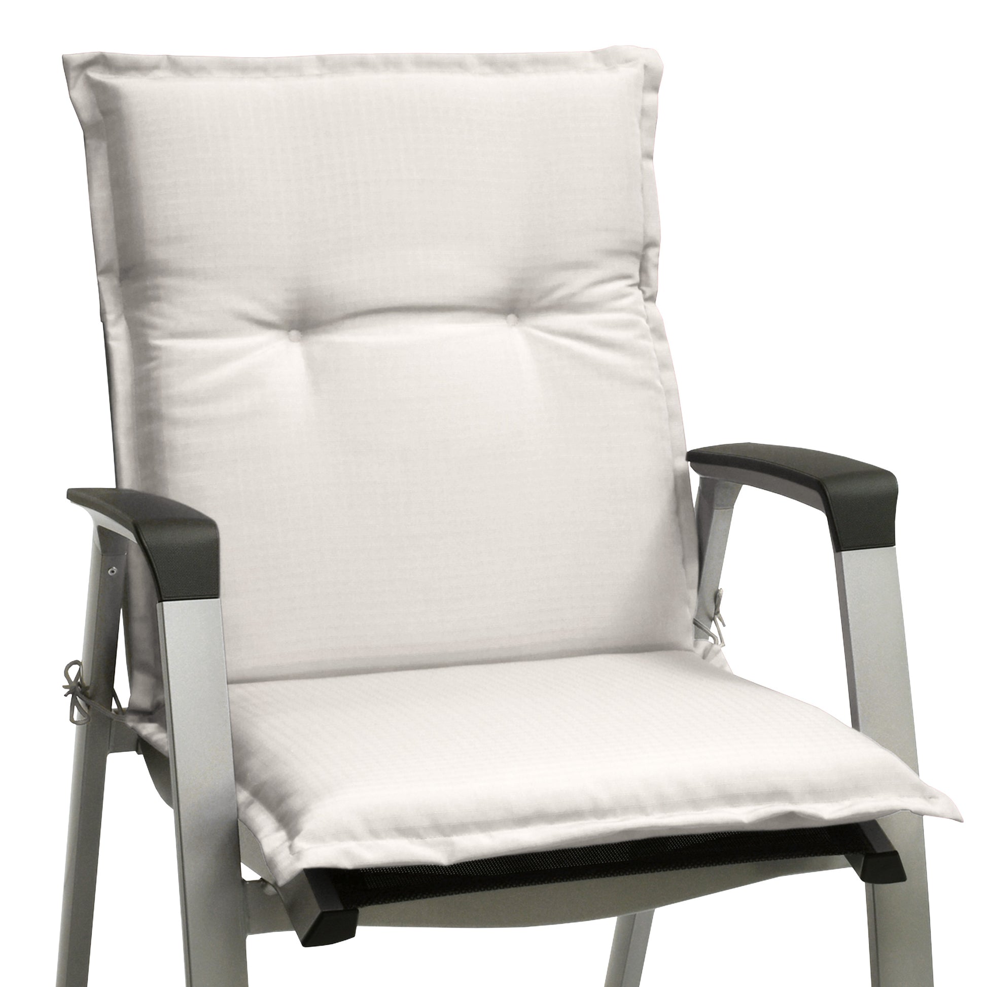 Beautissu Niederlehner Stuhlauflage 100x50x6 cm  – Gartenstuhl Sitzkis