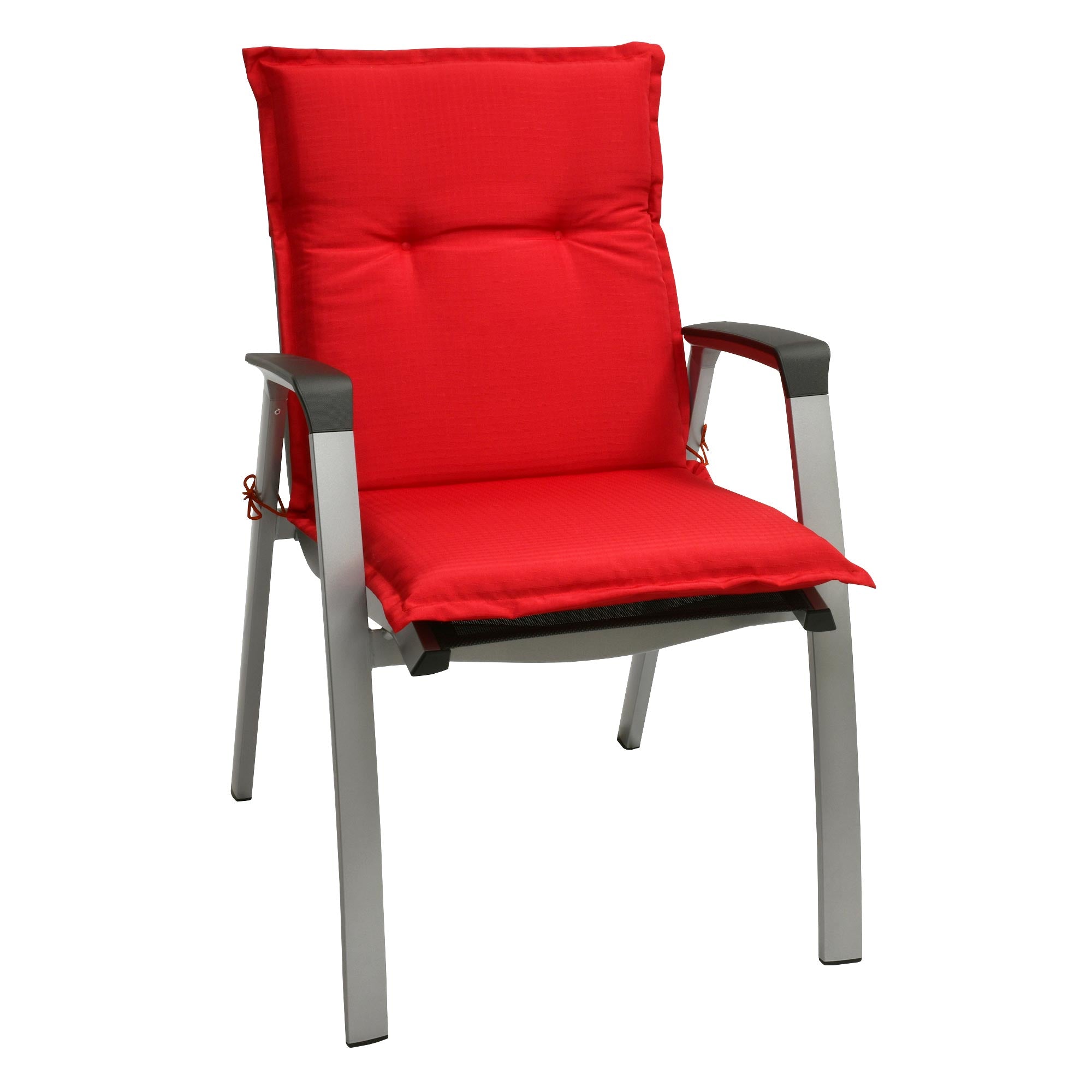 Beautissu Niederlehner Stuhlauflage 100x50x6 cm  – Gartenstuhl Sitzkis