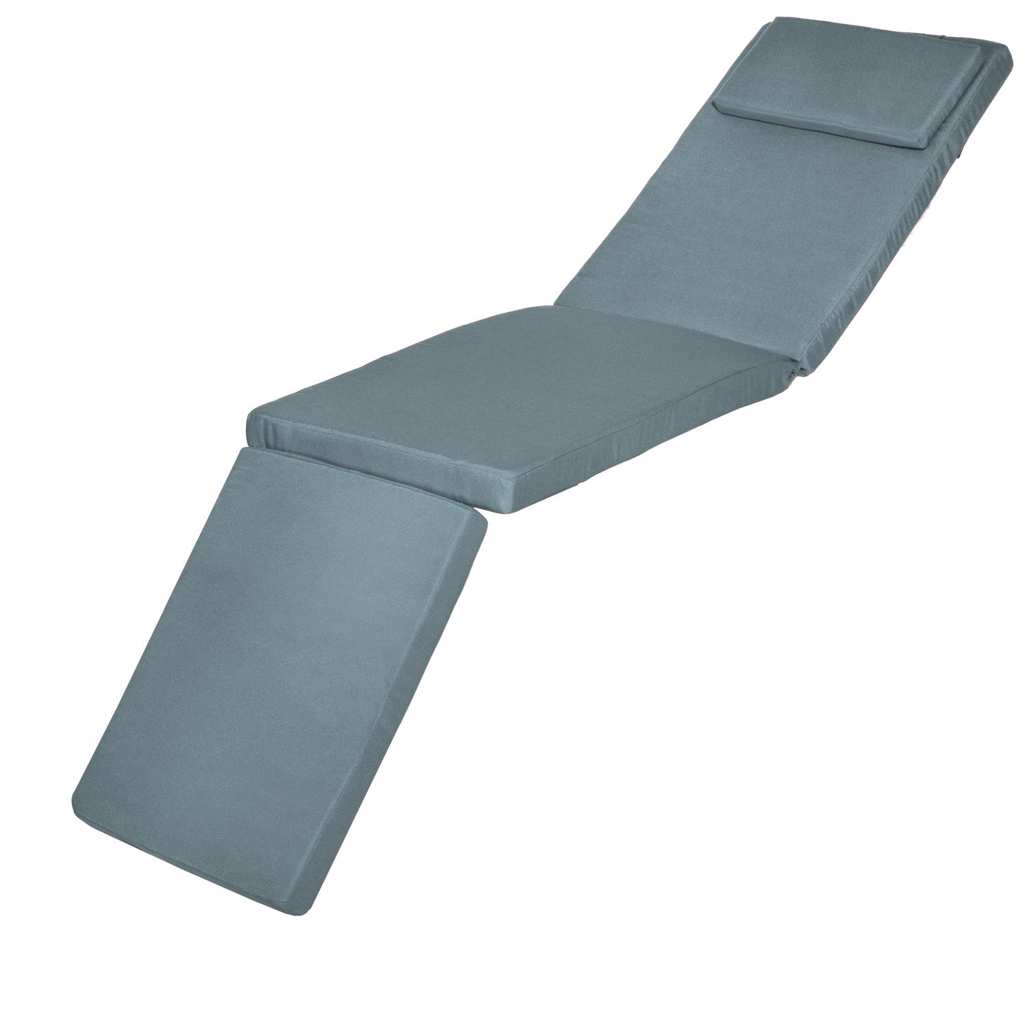 Beautissu Deckchair Auflage mit 5 cm Polsterung, UV-beständig und abnehmbarem Polyesterbezug für Gartenliegen.
