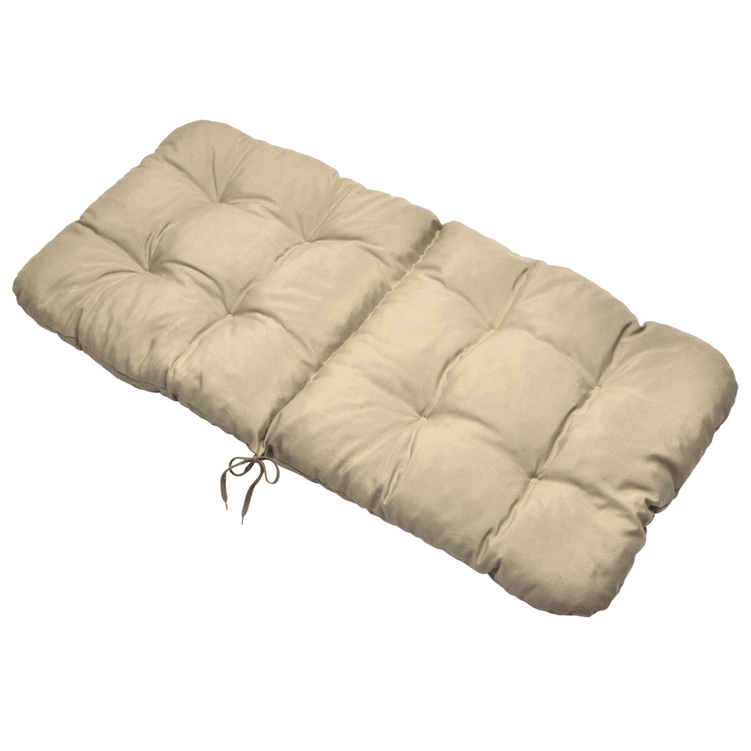 Beautissu Niederlehner Stuhlauflage 100x50x8 cm  – Gartenstuhl Sitzkis