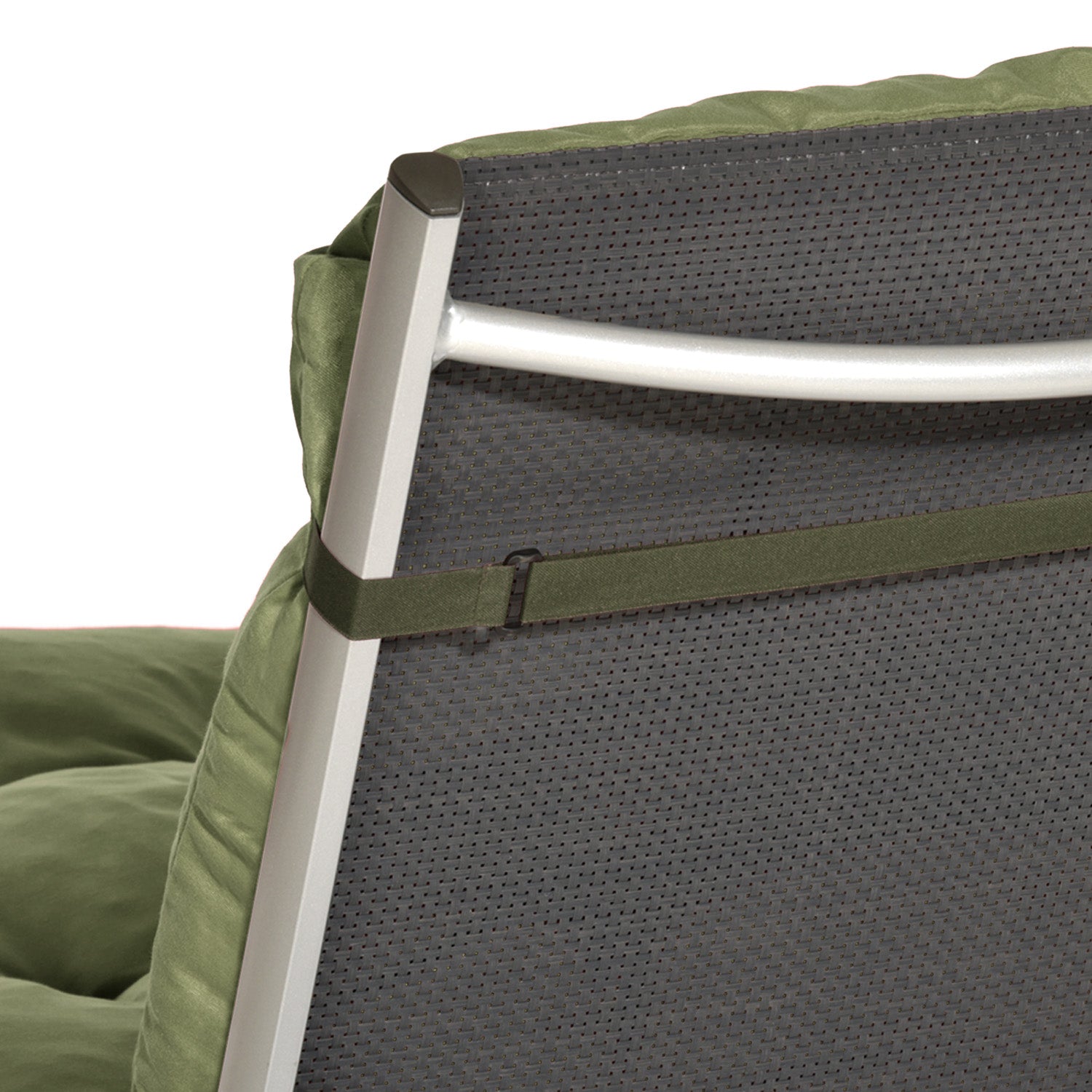 Beautissu Niederlehner Stuhlauflage 100x50x8 cm  – Gartenstuhl Sitzkis