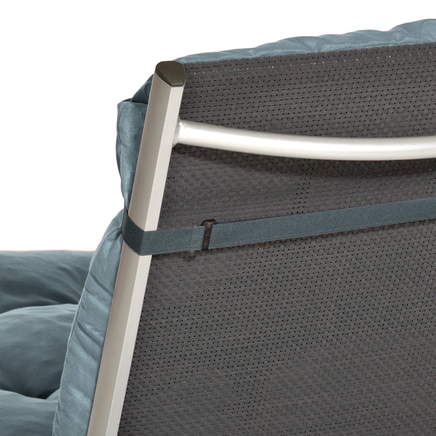 Beautissu Niederlehner Stuhlauflage 100x50x8 cm  – Gartenstuhl Sitzkis