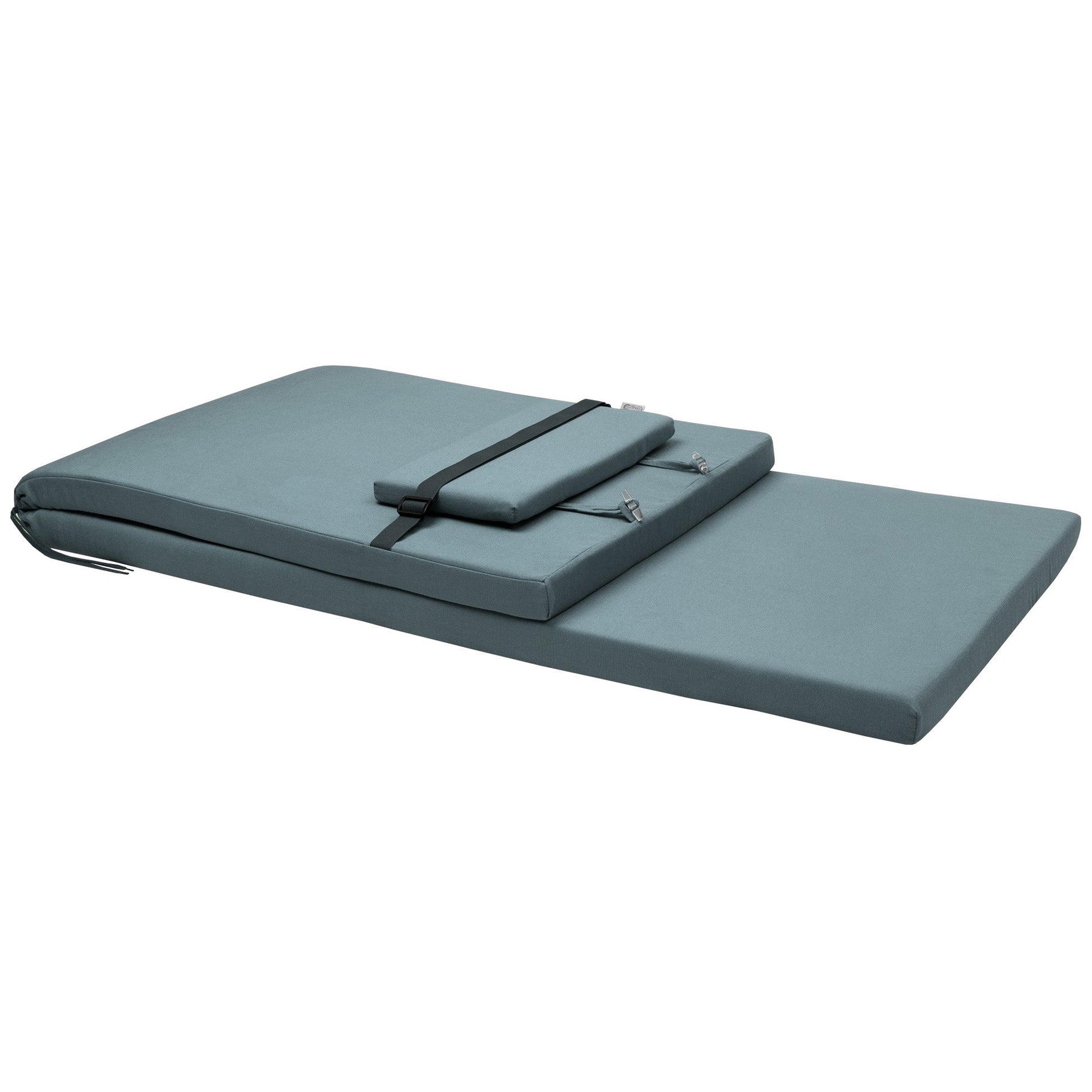 Beautissu Gartenliegenauflage Loft RL robuste, UV-beständige Rollliegenauflage 200x60x5 cm mit waschbarem Bezug