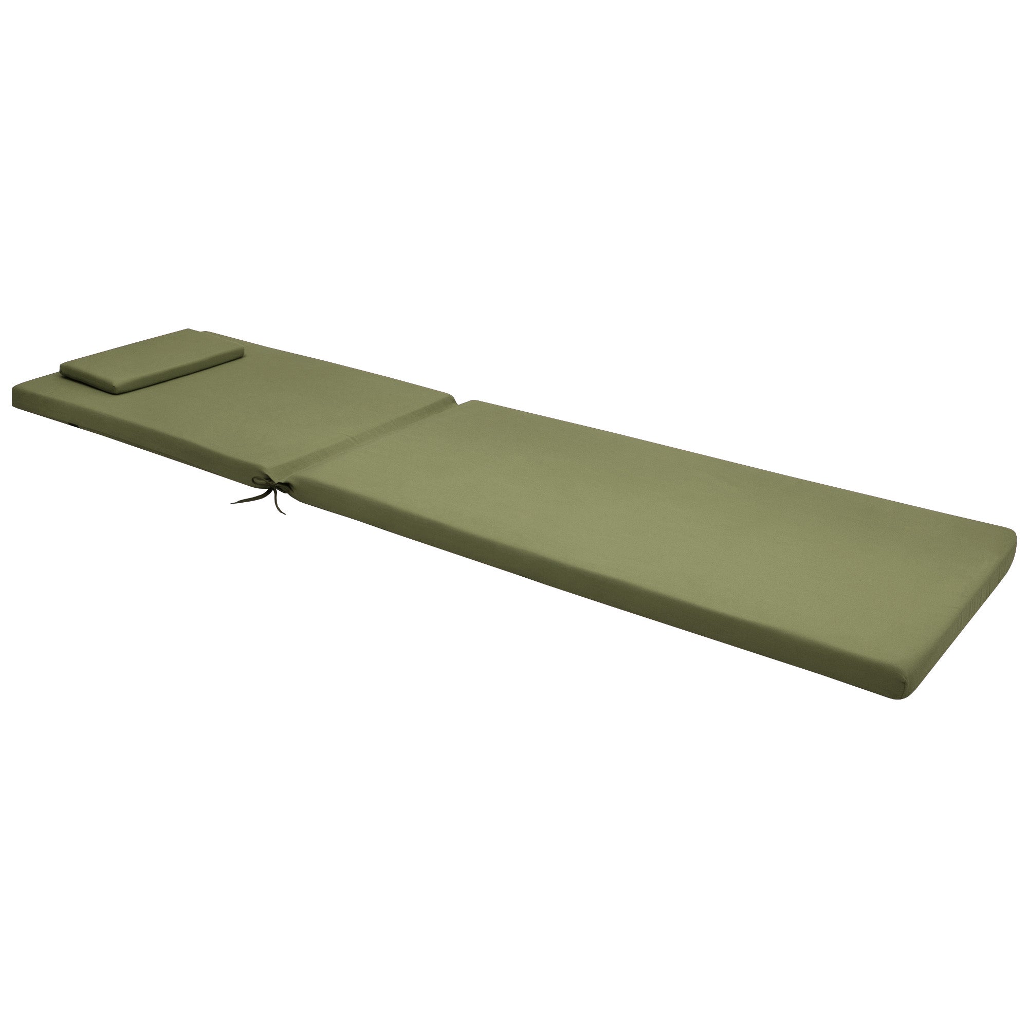Beautissu Gartenliegenauflage Loft RL 200x60x5 cm UV-beständig mit weichem Polyurethan-Schaumkern und abnehmbarem, waschbarem Polyesterbezug für Outdoor Rollliegen