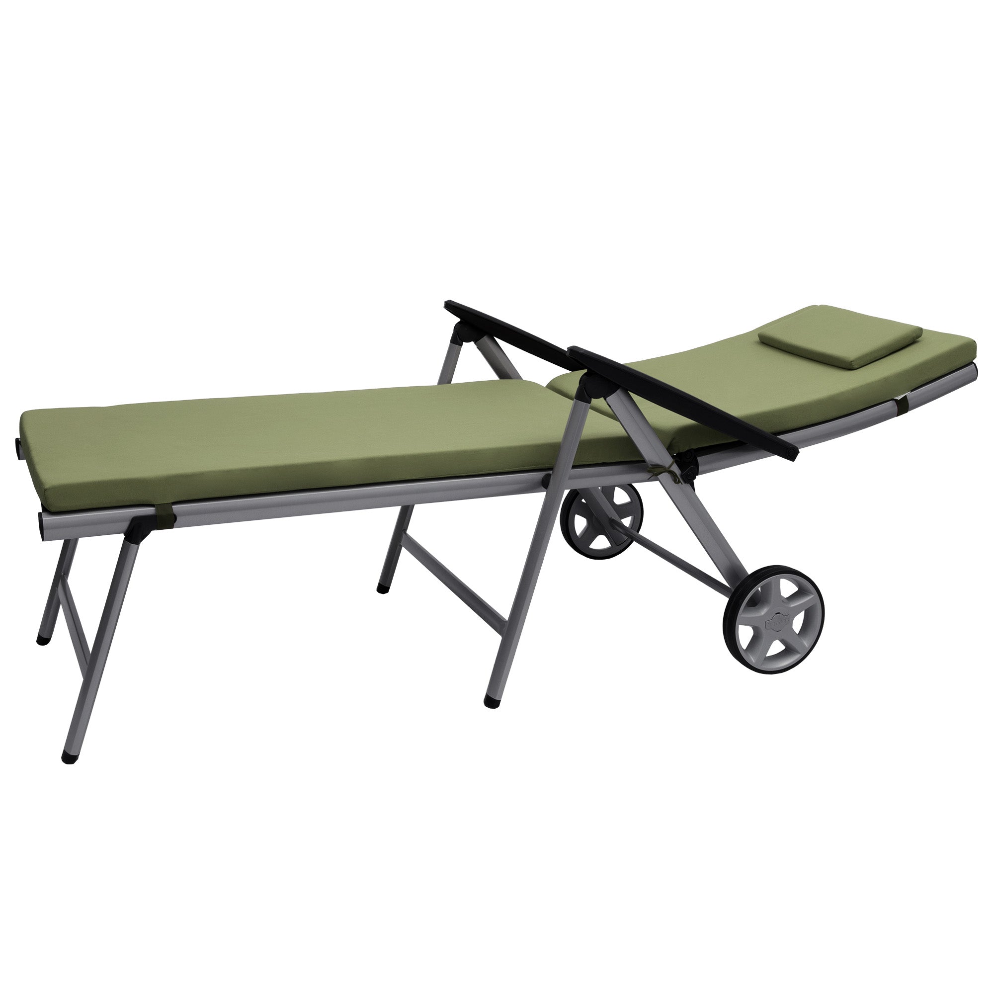 Beautissu Gartenliegenauflage Loft RL mit UV-beständigem Polyesterbezug und 5 cm Polyurethan-Schaumkern für Outdoor Liegestuhl