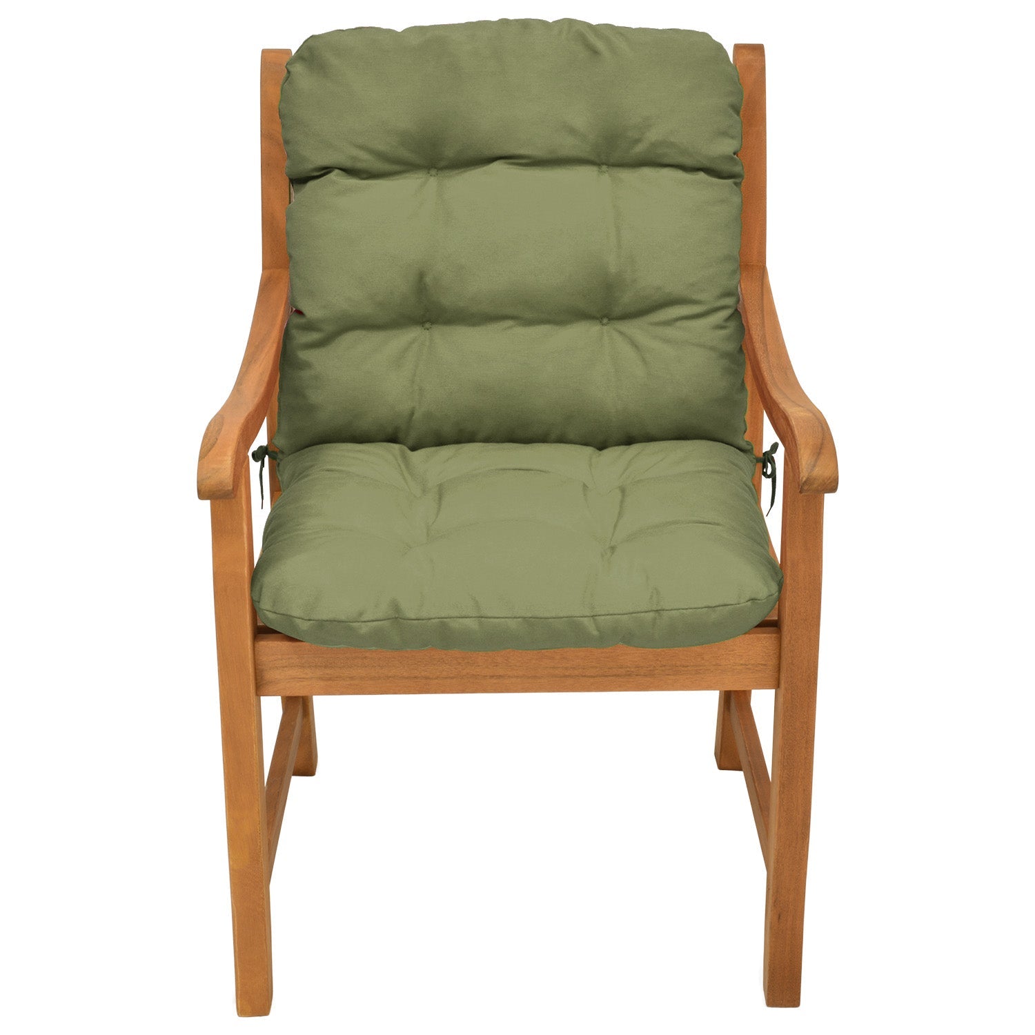 Beautissu Niederlehner Auflage 8 cm dickes Gartenstuhl Sitzkissen, UV-beständig, polyesterbezug, OEKO-TEX zertifiziert