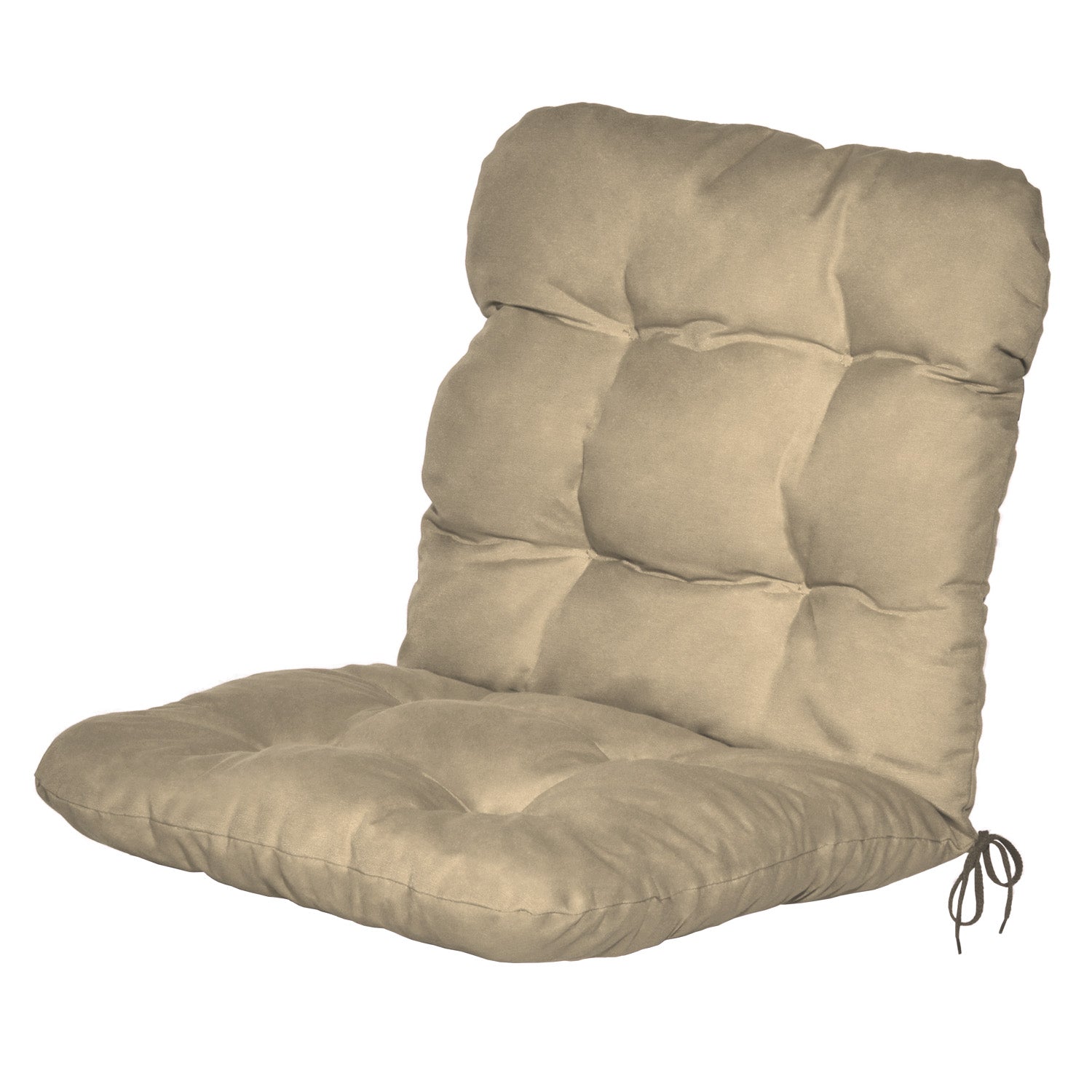 Beautissu Niederlehner Auflage 8 cm dickes Sitzkissen für Gartenstühle, UV-beständig und pflegeleicht