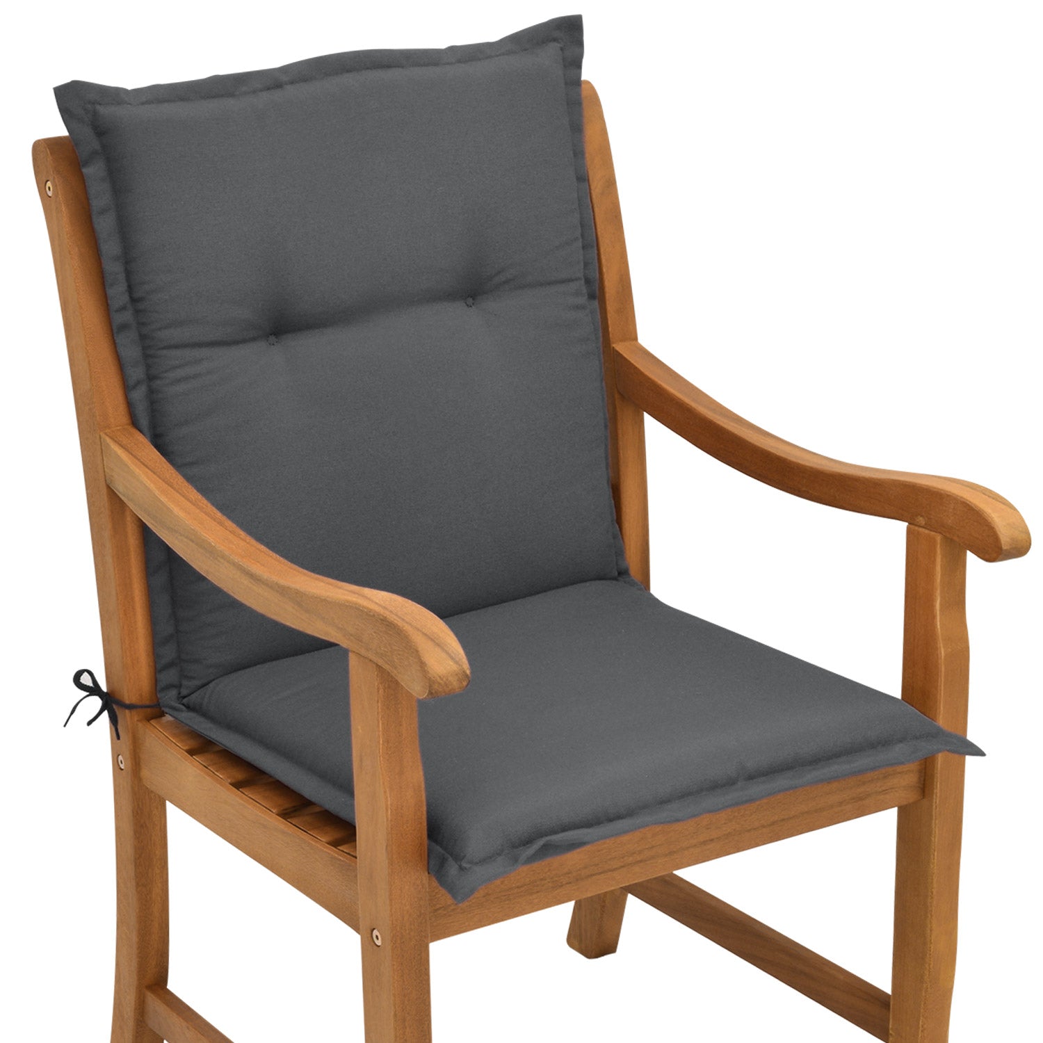 Beautissu Niederlehner Stuhlauflage 100x50x6 cm  – Gartenstuhl Sitzkis