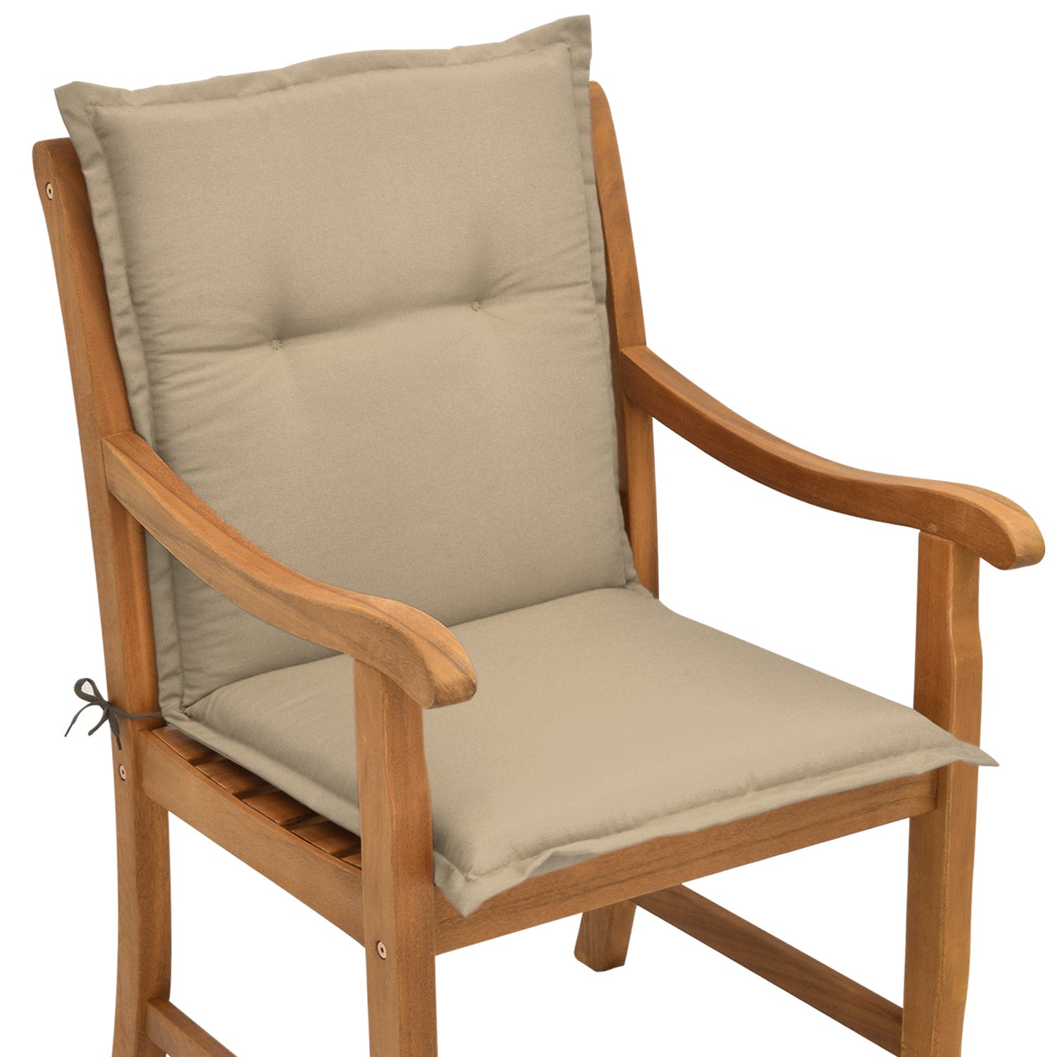 Beautissu Niederlehner Stuhlauflage 100x50x6 cm  – Gartenstuhl Sitzkis