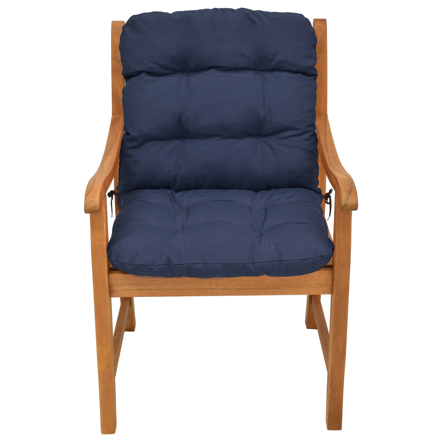 Beautissu Niederlehner Stuhlauflage 100x50x8 cm  – Gartenstuhl Sitzkis