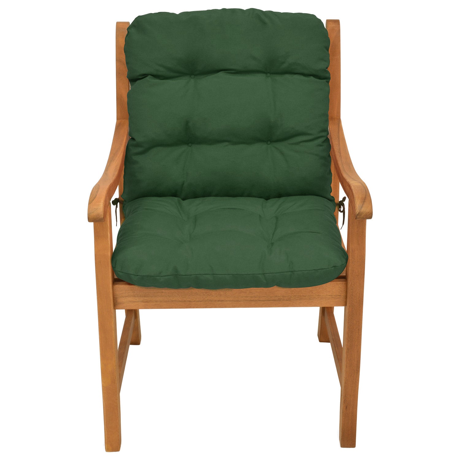 Beautissu Niederlehner Stuhlauflage 100x50x8 cm  – Gartenstuhl Sitzkis