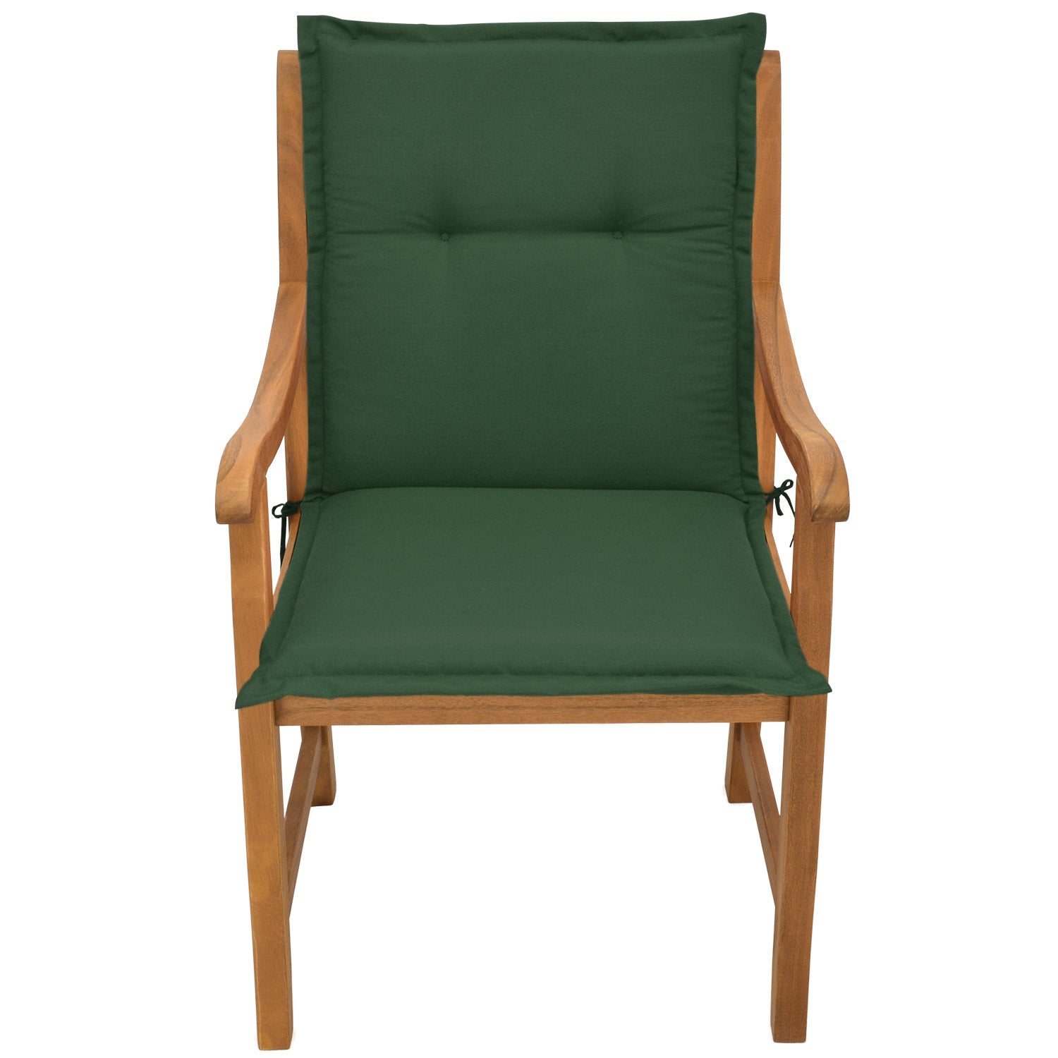 Beautissu Niederlehner Stuhlauflage 100x50x6 cm  – Gartenstuhl Sitzkis