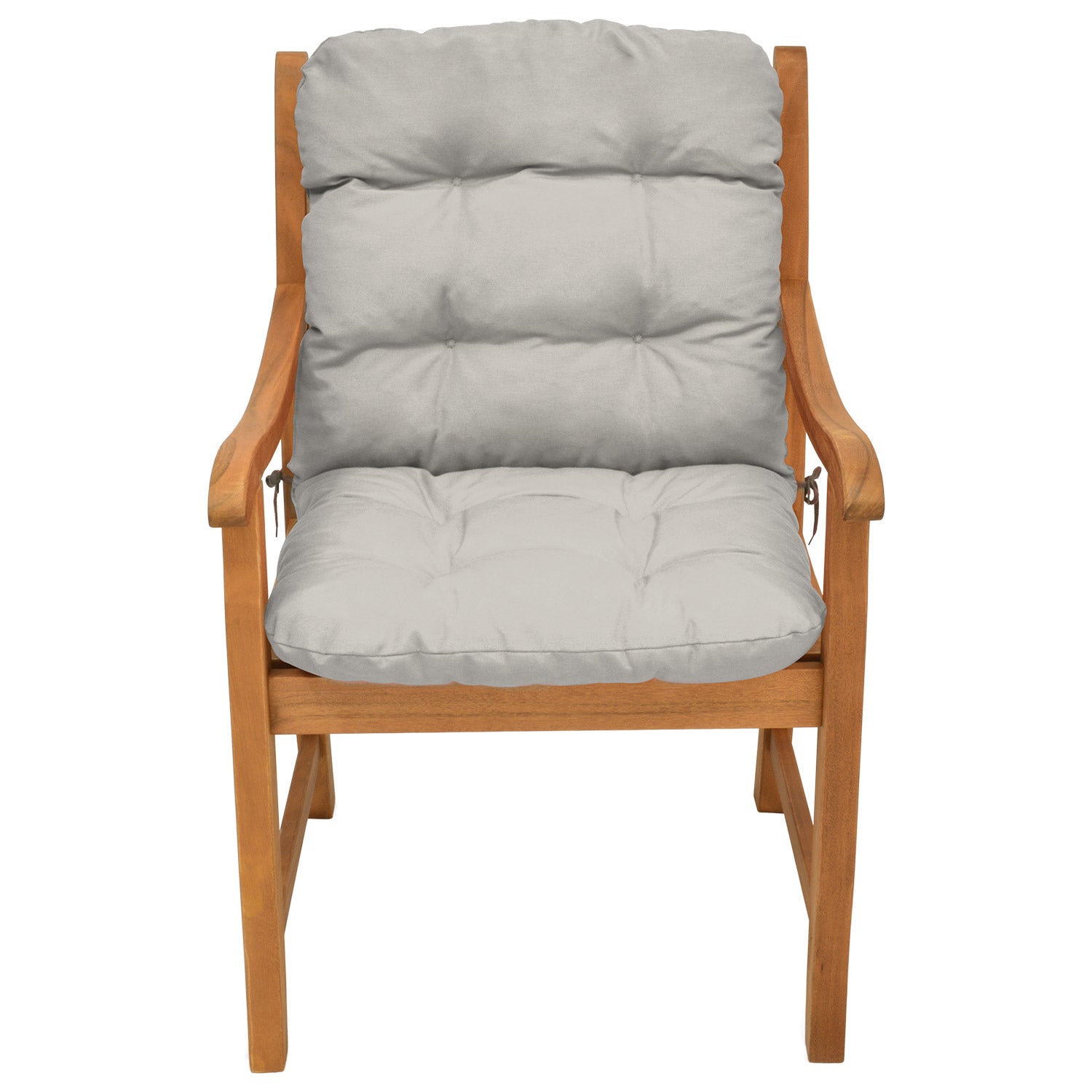 Beautissu Niederlehner Stuhlauflage 100x50x8 cm  – Gartenstuhl Sitzkis