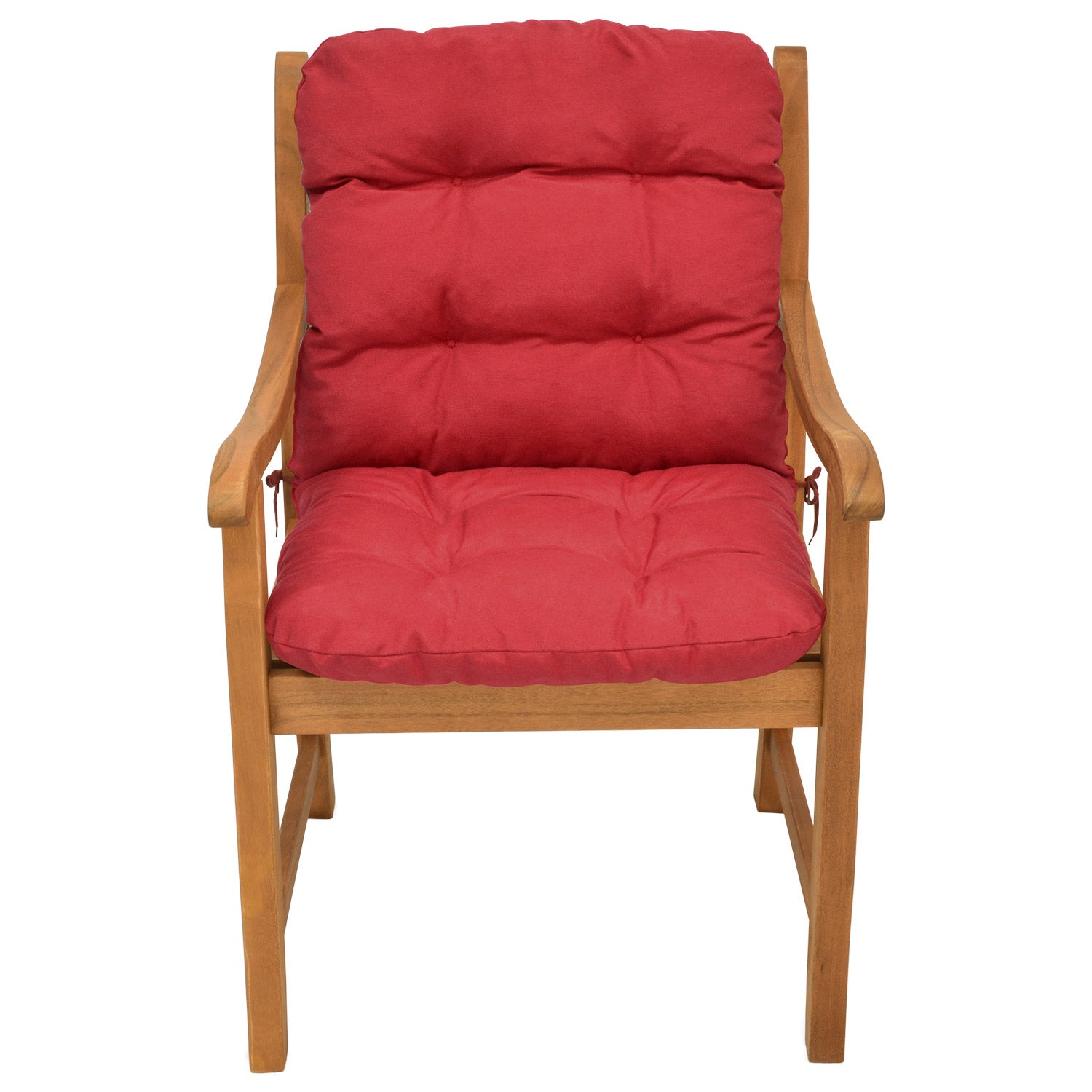 Beautissu Niederlehner Stuhlauflage 100x50x8 cm  – Gartenstuhl Sitzkis