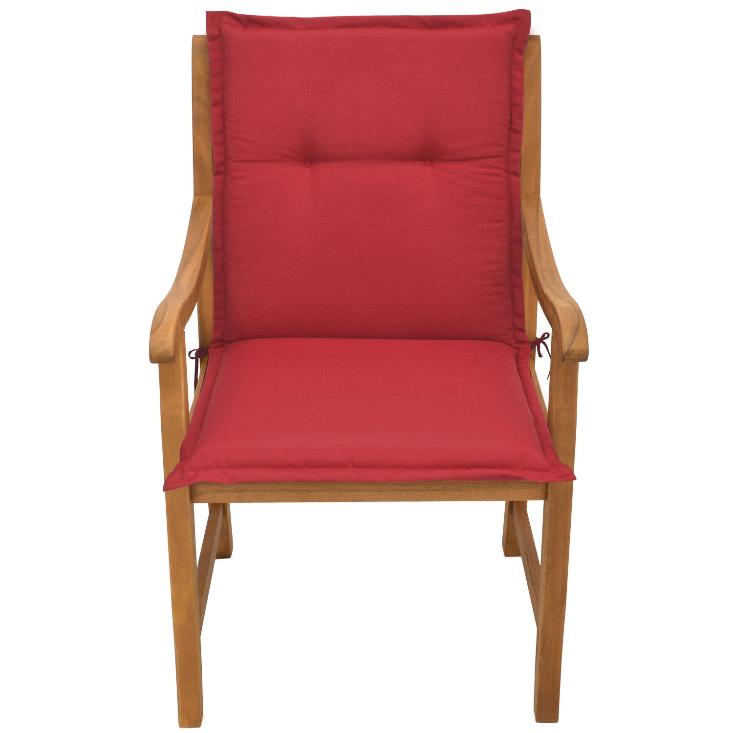 Beautissu Niederlehner Stuhlauflage 100x50x6 cm  – Gartenstuhl Sitzkis