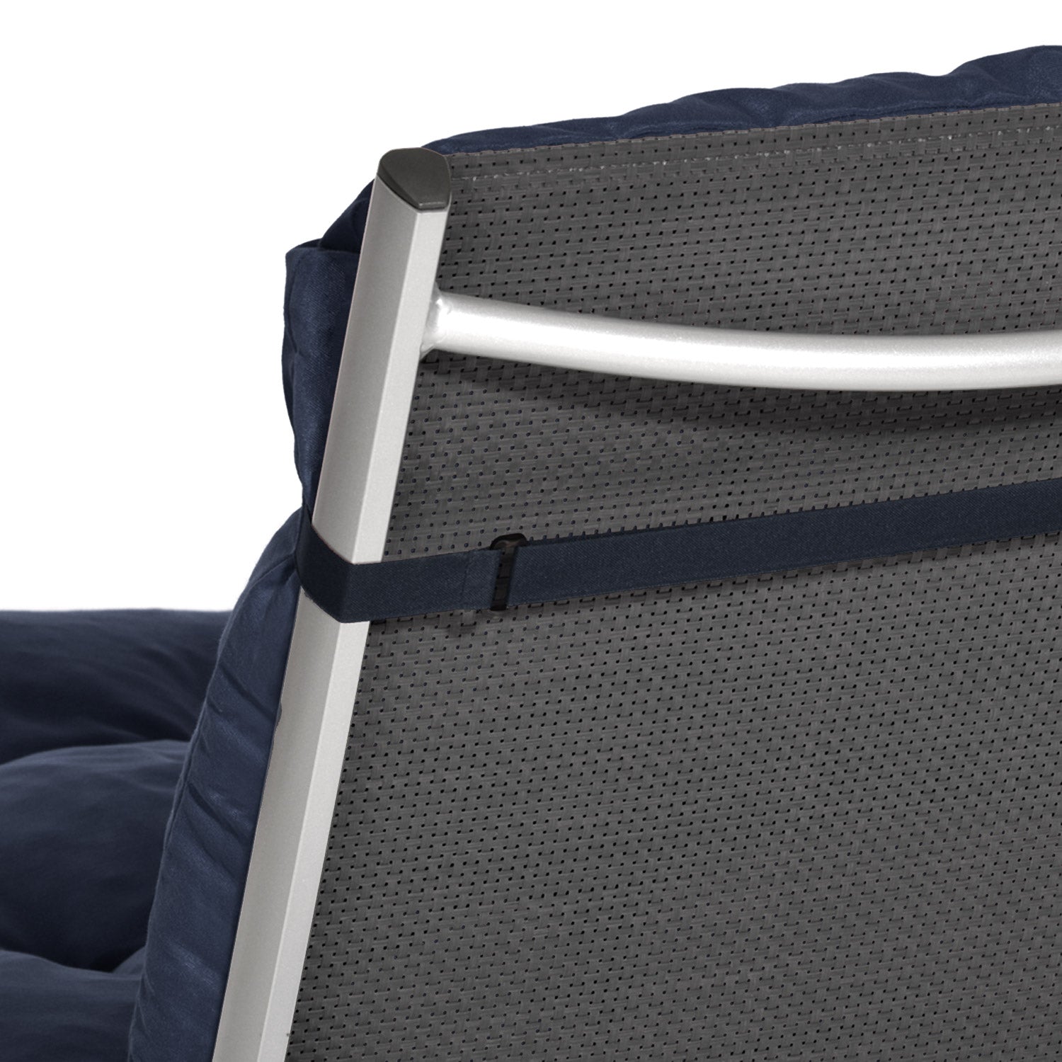 Beautissu Niederlehner Stuhlauflage 100x50x8 cm  – Gartenstuhl Sitzkis