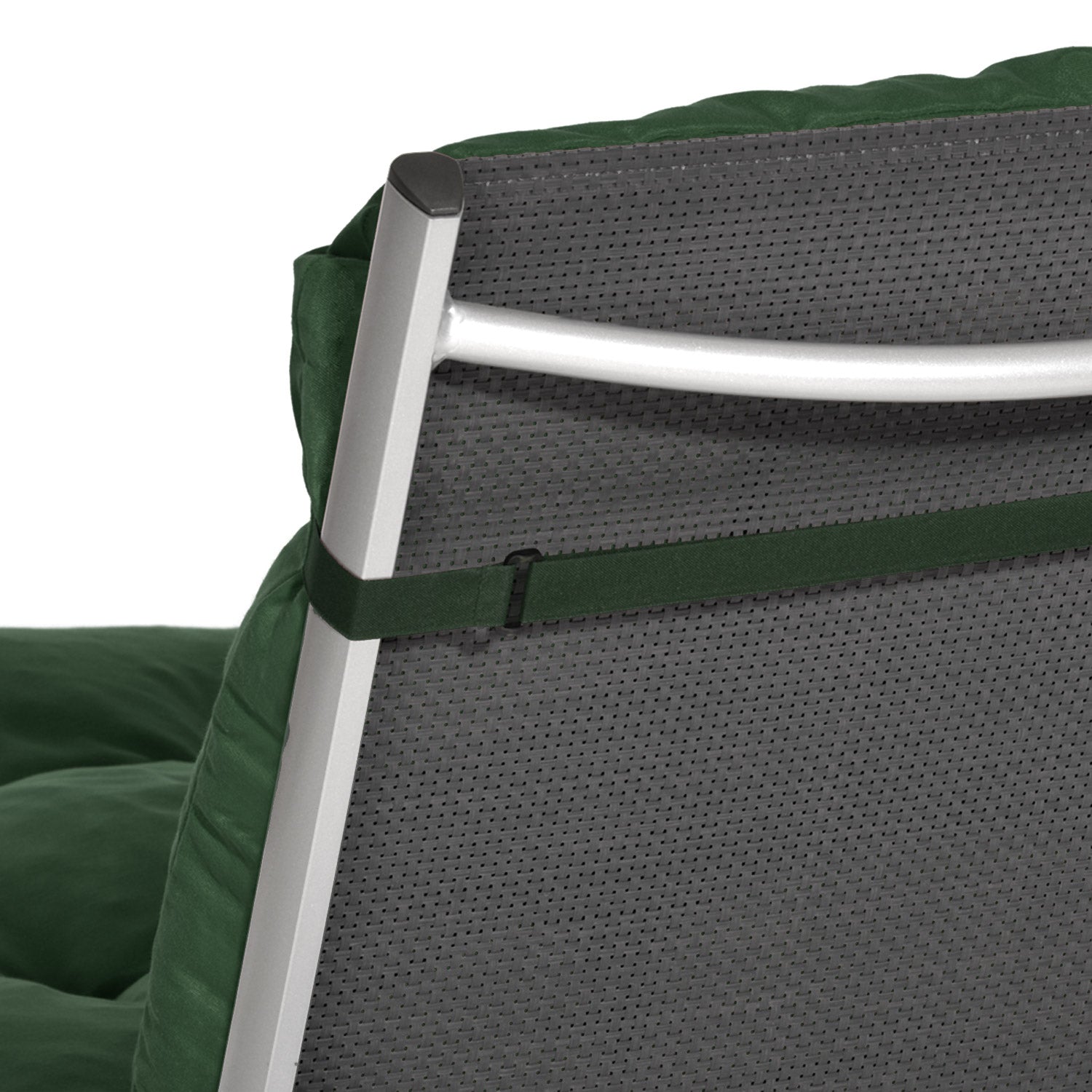 Beautissu Niederlehner Stuhlauflage 100x50x8 cm  – Gartenstuhl Sitzkis