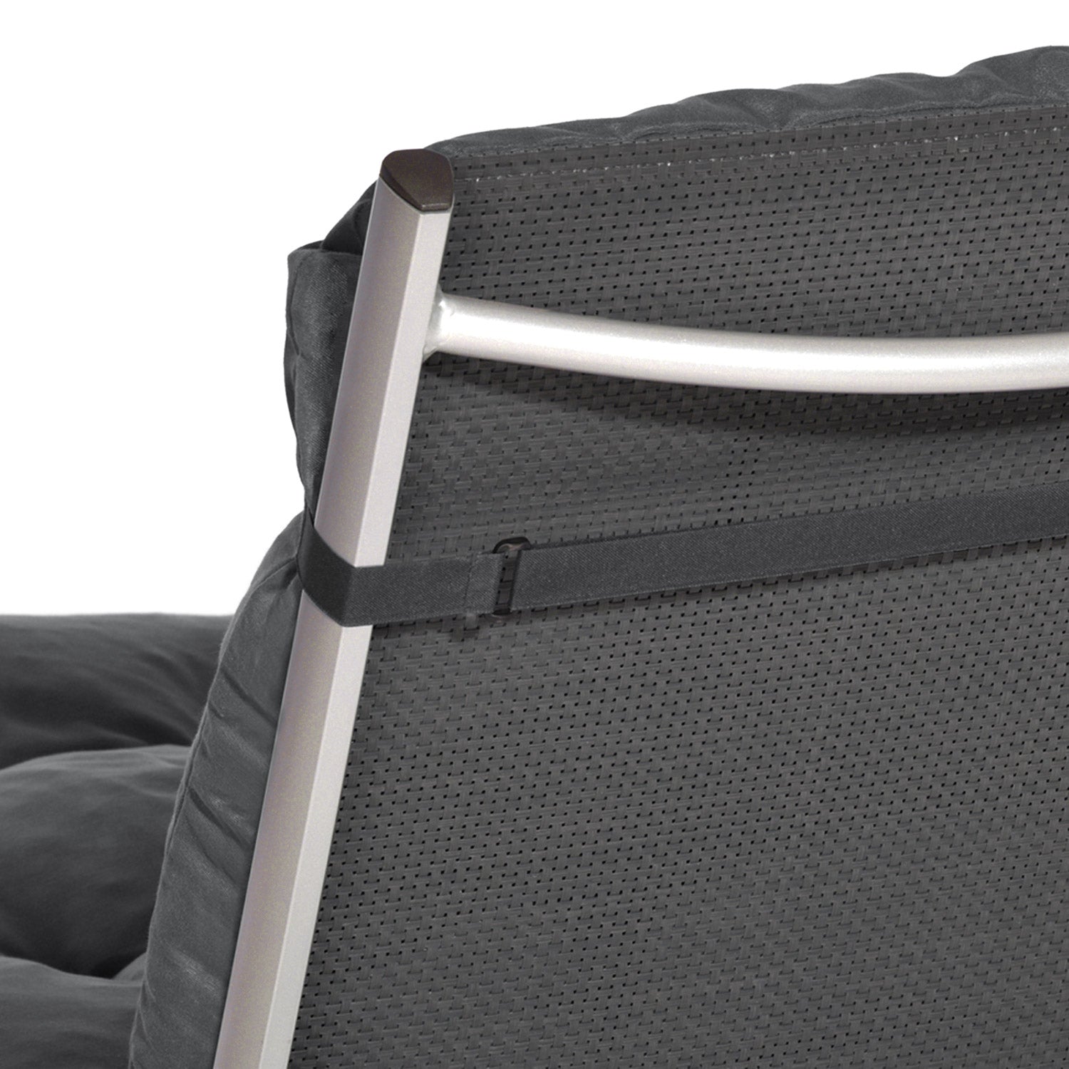 Beautissu Niederlehner Stuhlauflage 100x50x8 cm  – Gartenstuhl Sitzkis