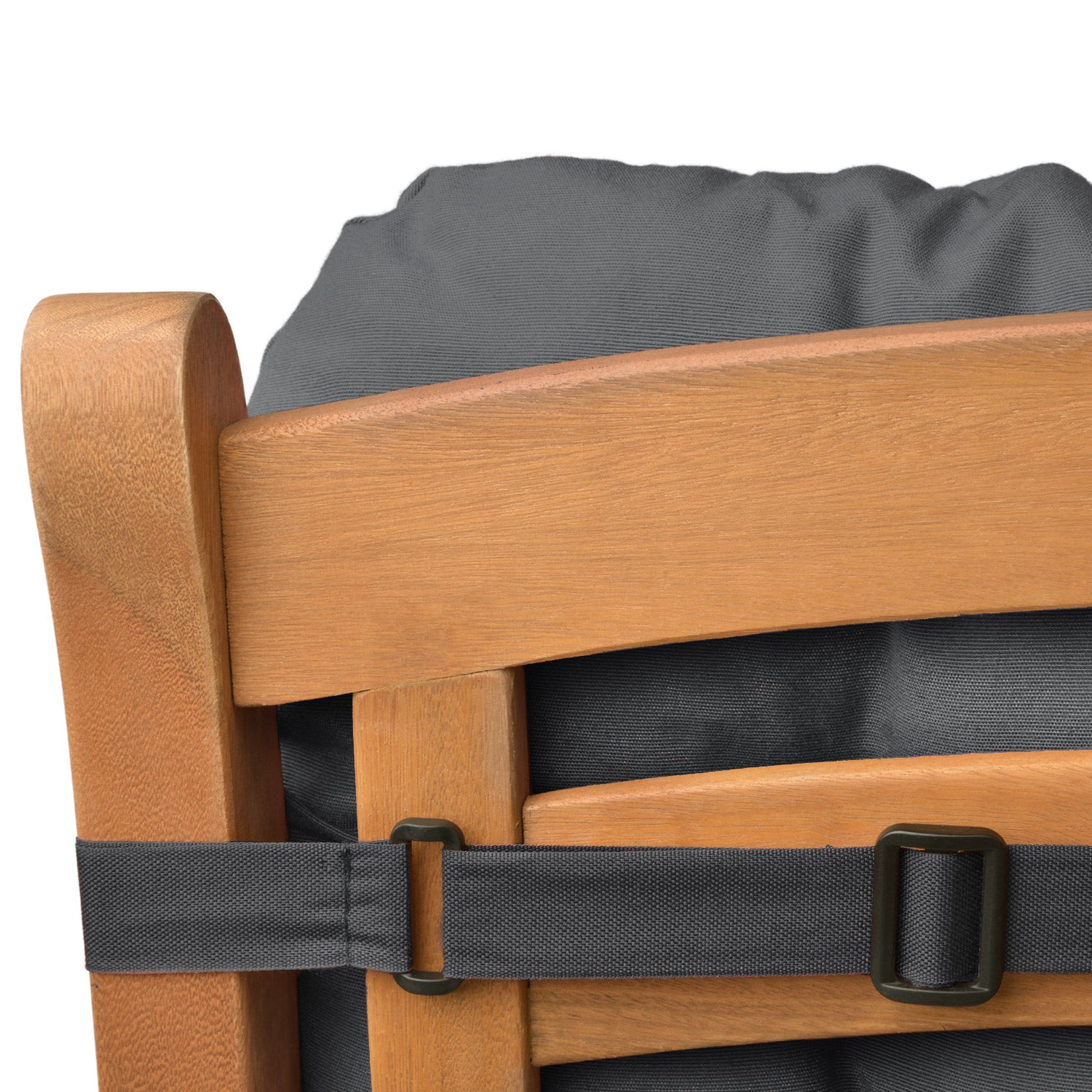 Beautissu Niederlehner Stuhlauflage 100x50x8 cm  – Gartenstuhl Sitzkis