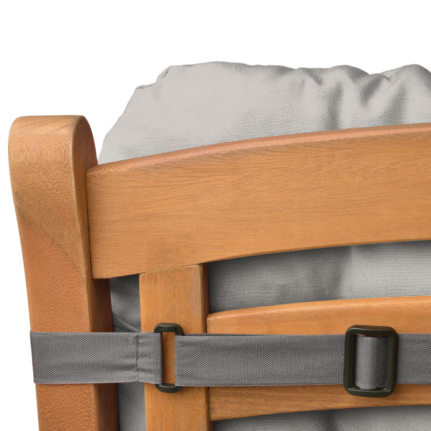 Beautissu Niederlehner Stuhlauflage 100x50x8 cm  – Gartenstuhl Sitzkis