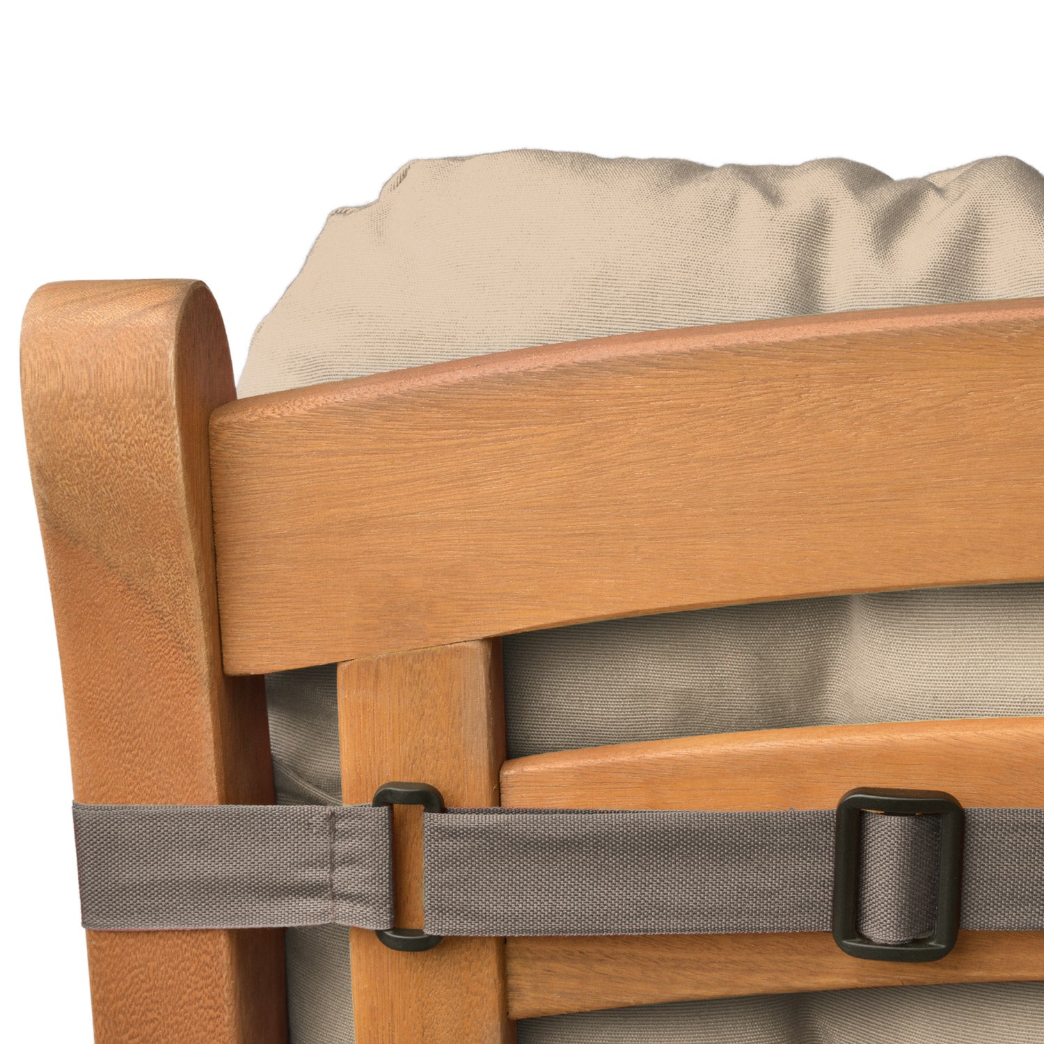 Beautissu Niederlehner Stuhlauflage 100x50x8 cm  – Gartenstuhl Sitzkis