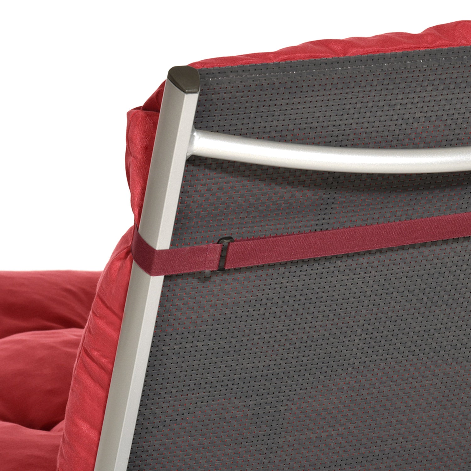 Beautissu Niederlehner Stuhlauflage 100x50x8 cm  – Gartenstuhl Sitzkis