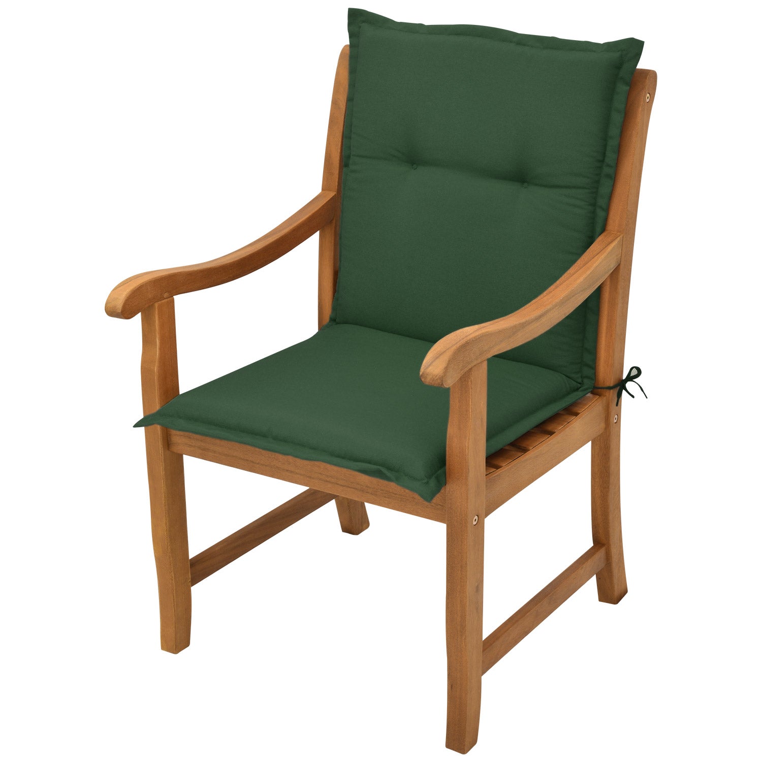 Beautissu Niederlehner Stuhlauflage 100x50x6 cm  – Gartenstuhl Sitzkis