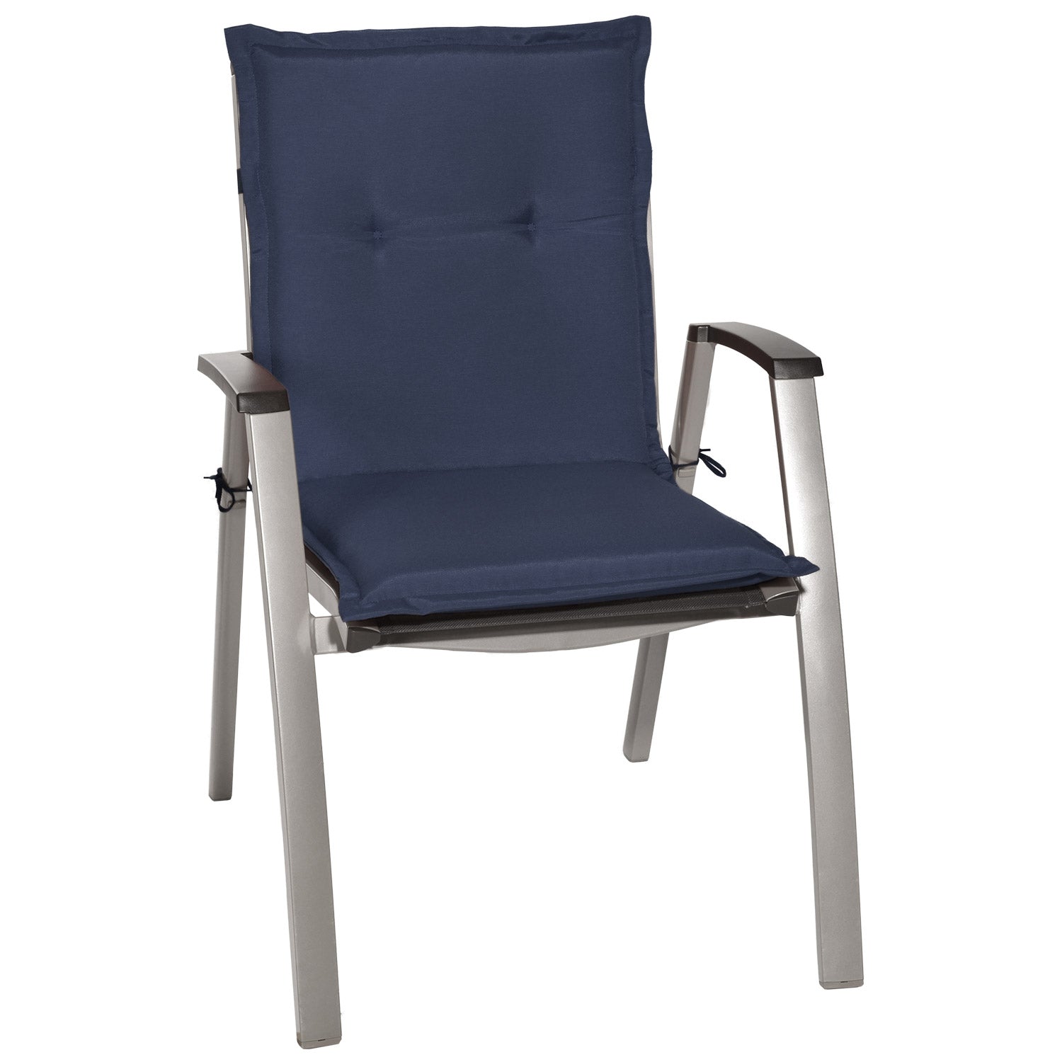 Beautissu Niederlehner Stuhlauflage 100x50x6 cm  – Gartenstuhl Sitzkis