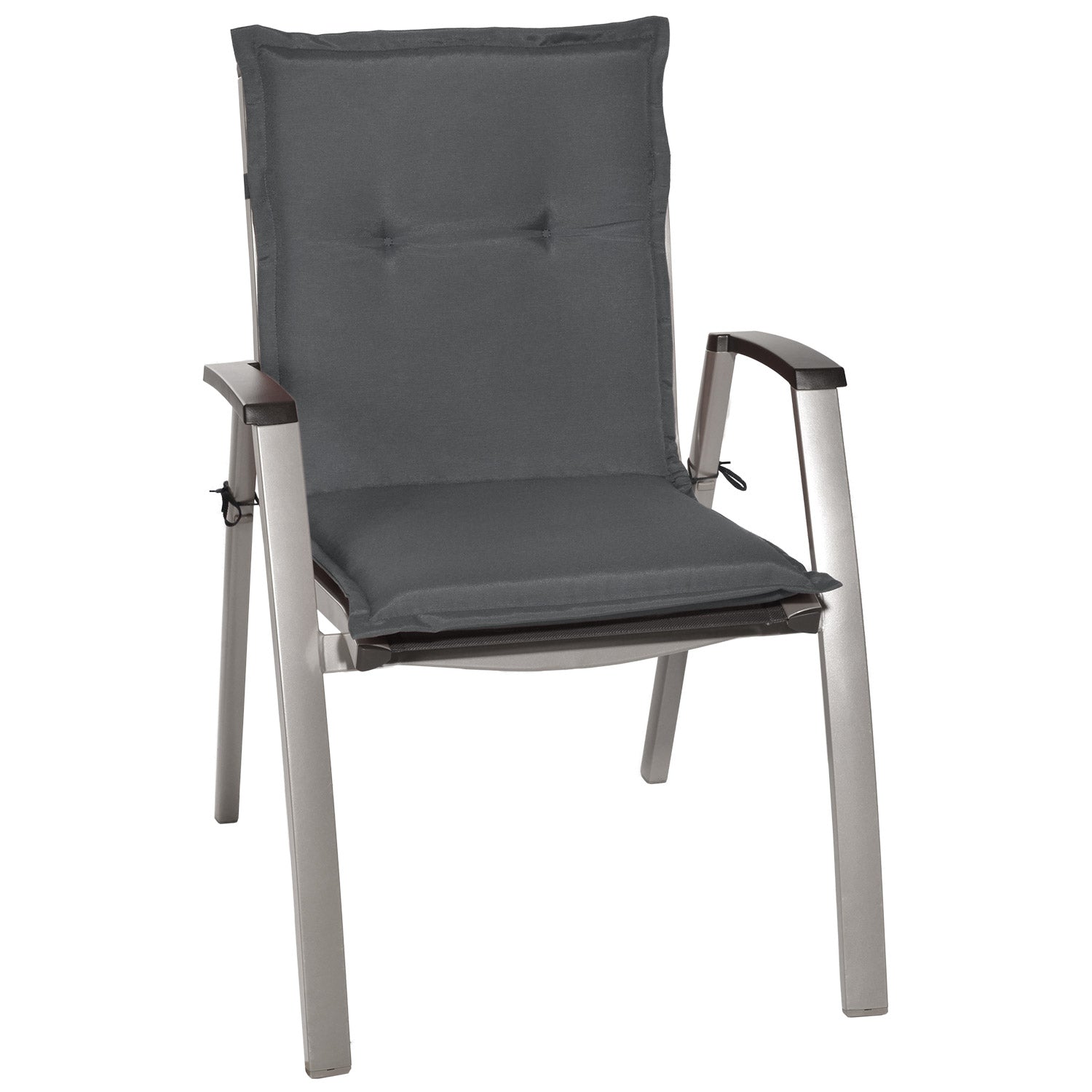 Beautissu Niederlehner Stuhlauflage 100x50x6 cm  – Gartenstuhl Sitzkis