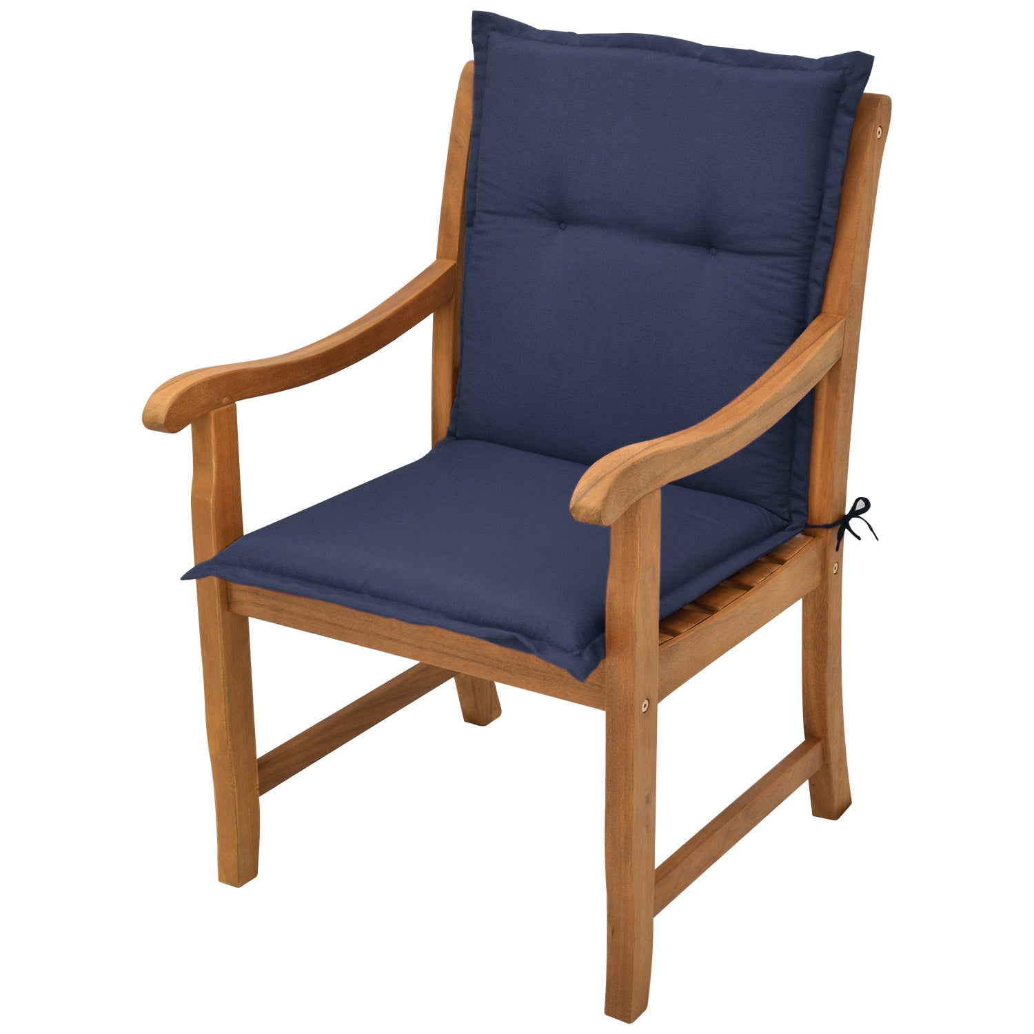 Beautissu Niederlehner Stuhlauflage 100x50x6 cm  – Gartenstuhl Sitzkis